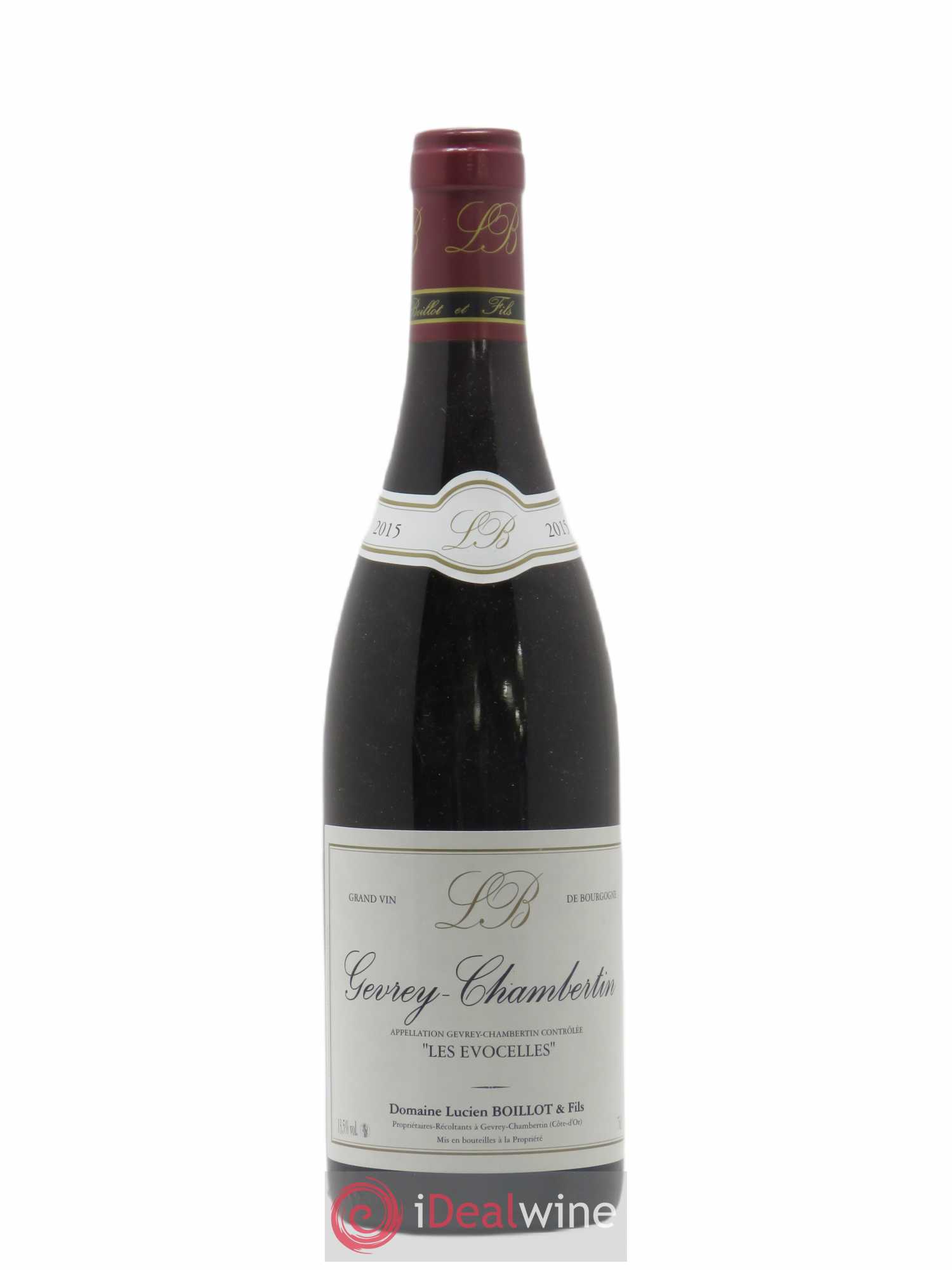 Gevrey-Chambertin Les Evocelles Lucien Boillot & Fils (Domaine) (sans prix de réserve) 2015 - Lot de 1 bouteille - 0