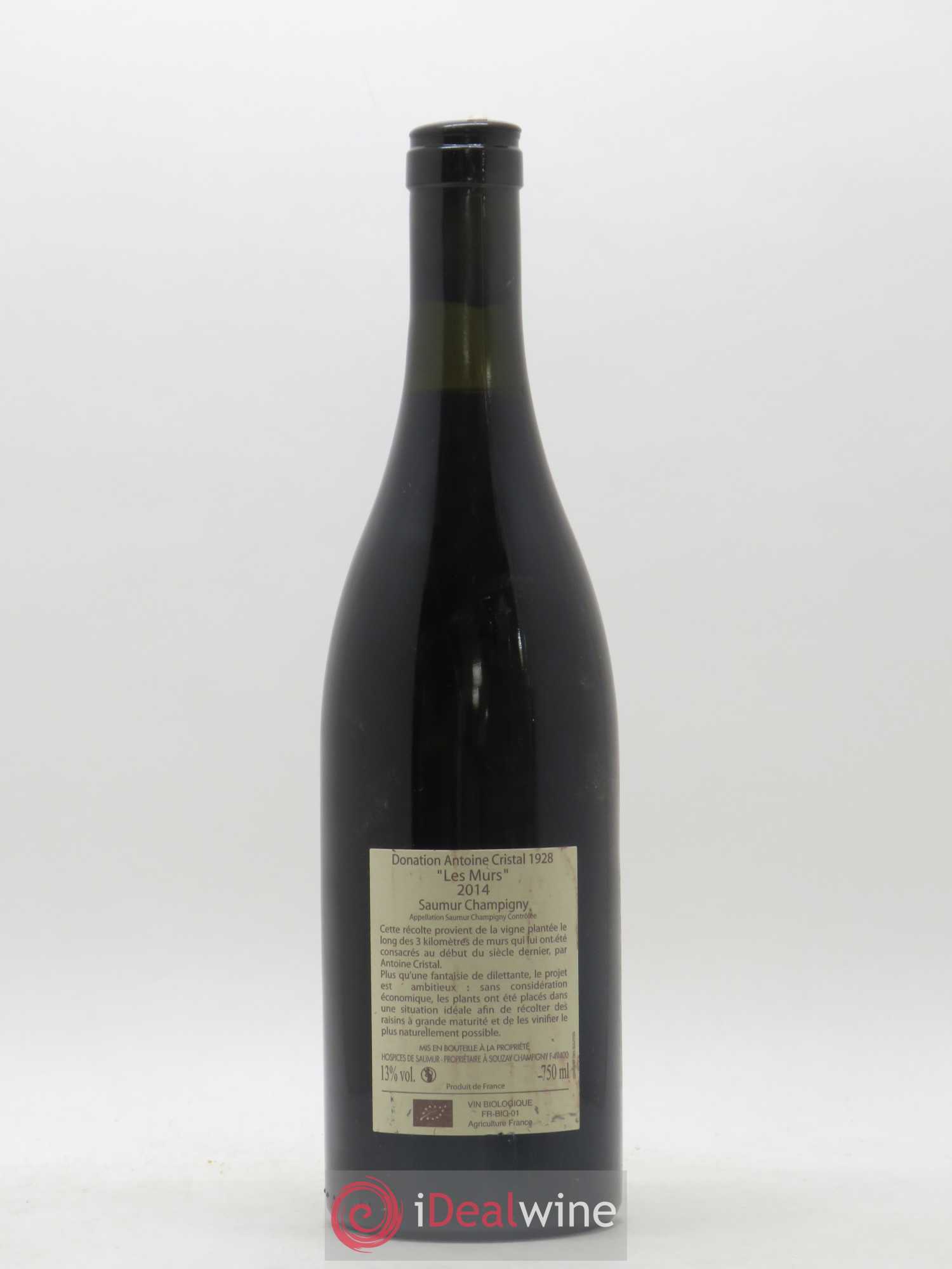 Saumur-Champigny Les Murs Clos Cristal (Domaine)  (sans prix de réserve) 2014 - Lot de 1 bouteille - 1