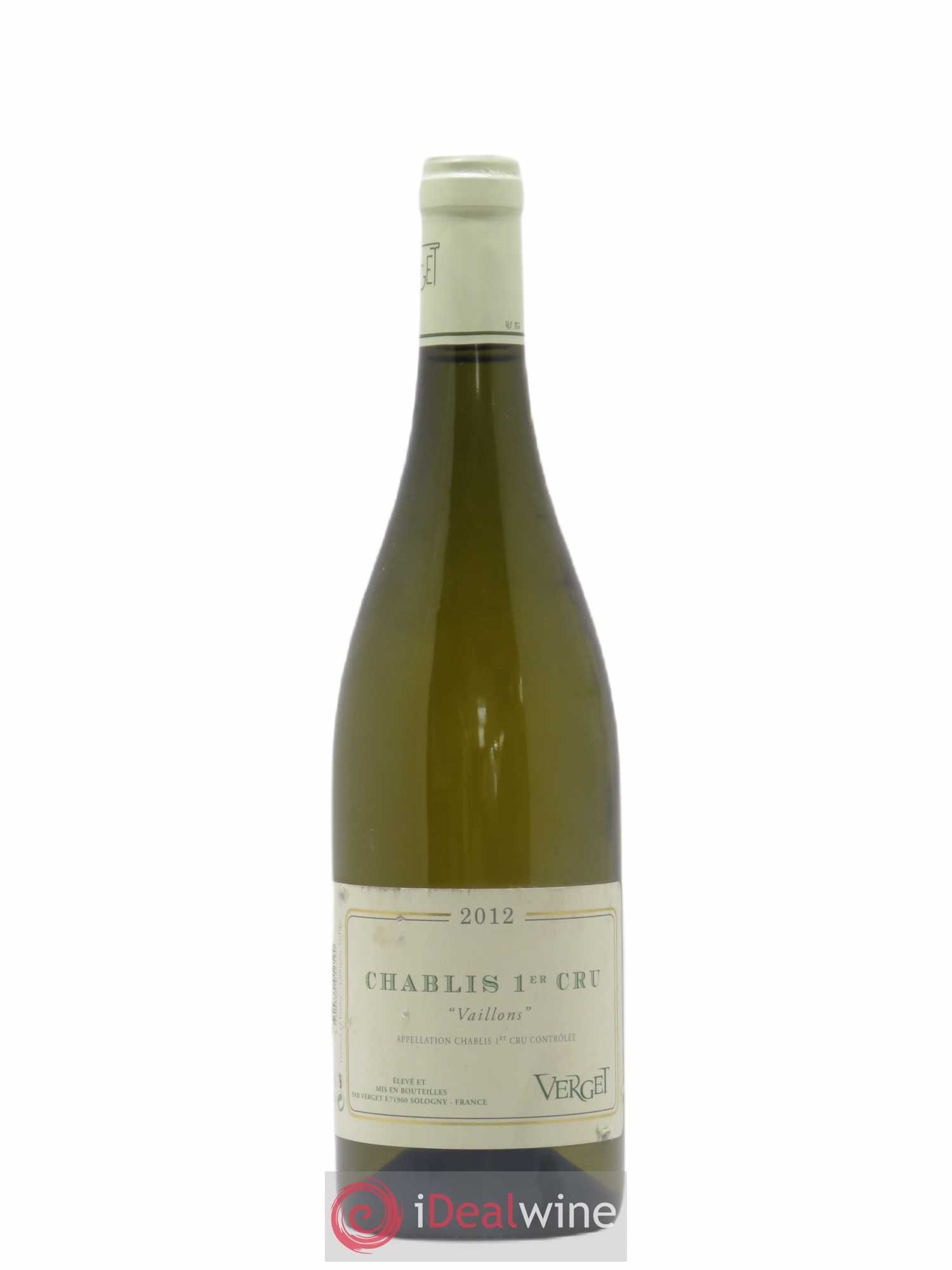 Chablis 1er Cru Vaillons Verget (sans prix de réserve) 2012 - Lot de 1 bouteille - 0