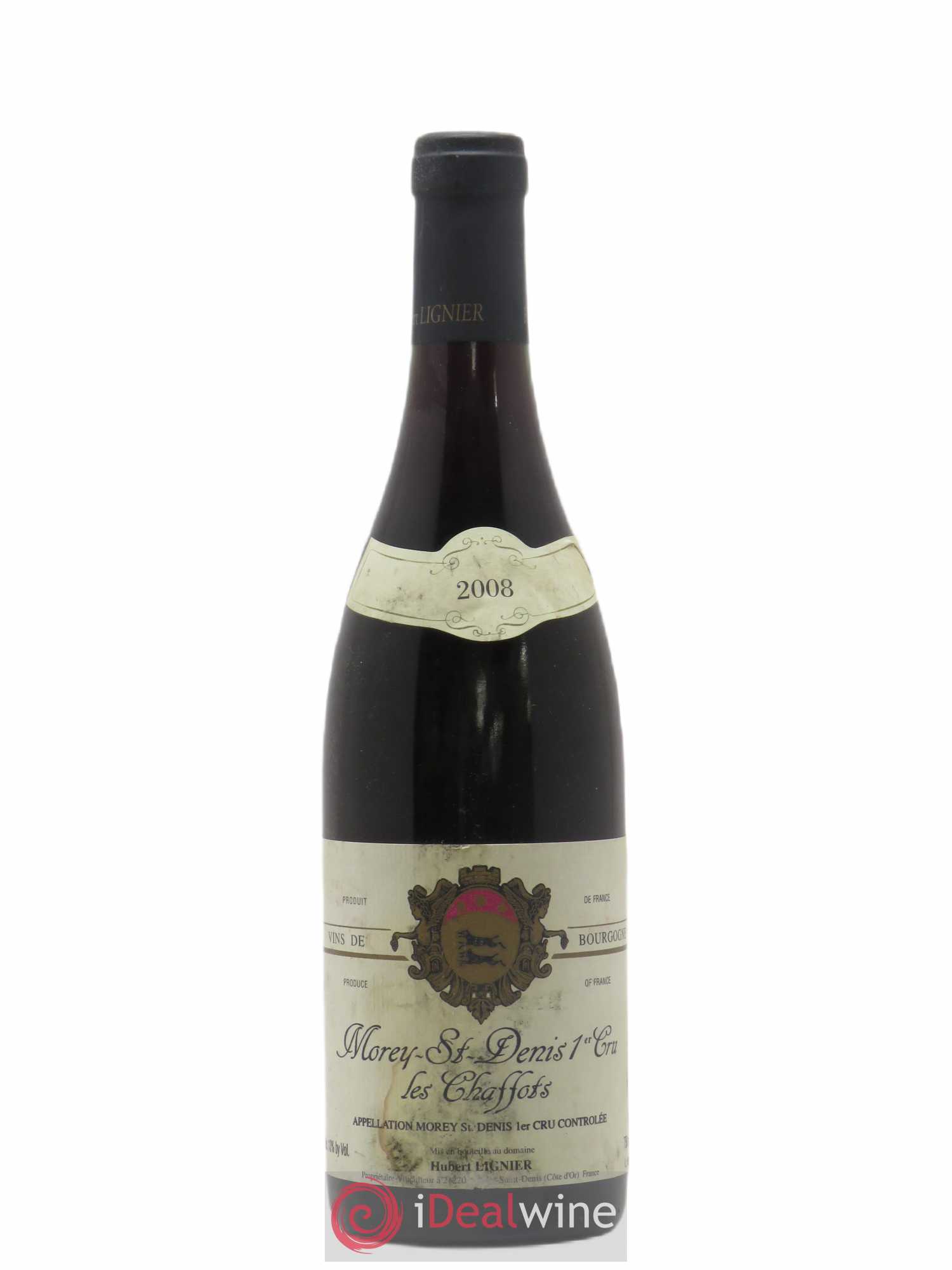 Morey-Saint-Denis 1er Cru Les Chaffots Hubert Lignier (Domaine) (sans prix de réserve) 2008 - Lot de 1 bouteille - 0