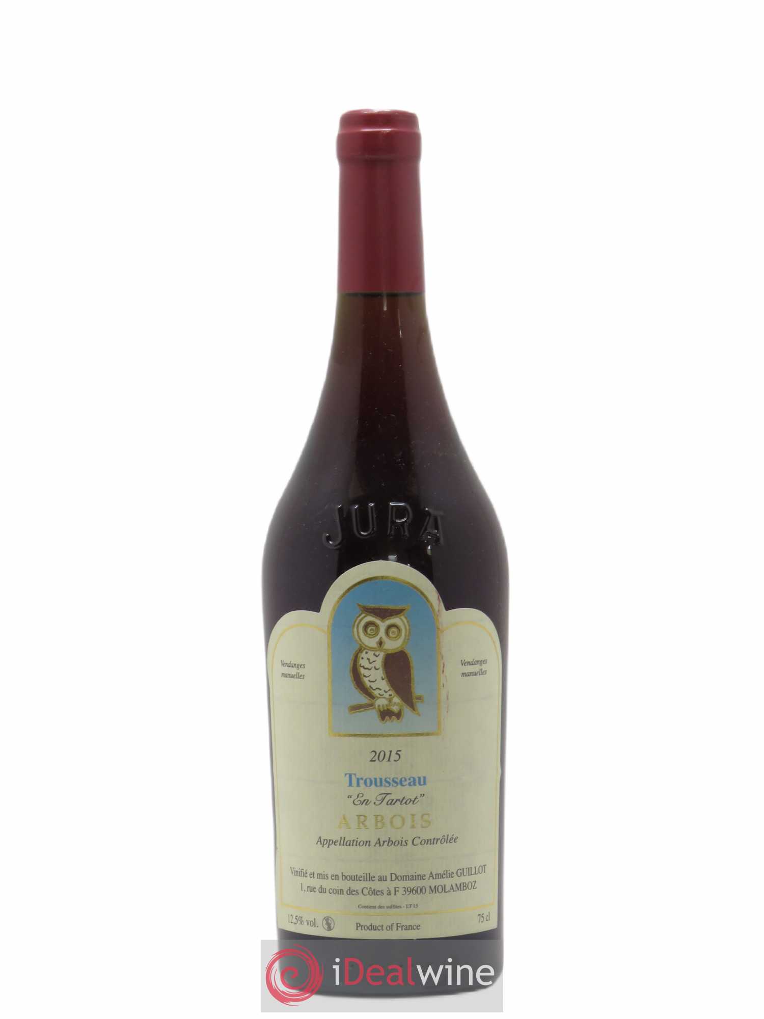 Arbois Trousseau En Tartot Amélie Guillot (sans prix de réserve) 2015 - Posten von 1 Flasche - 0