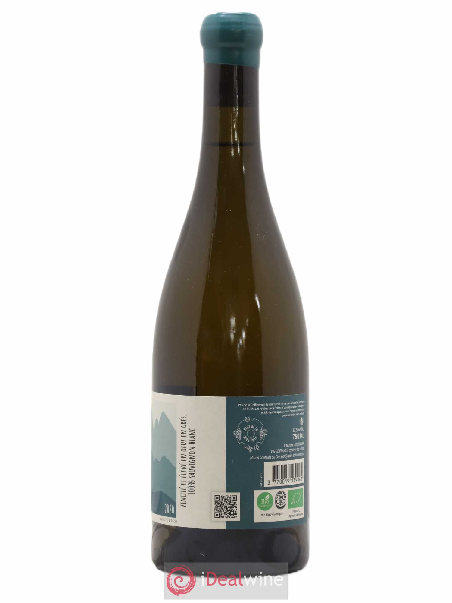 Vin de France Pas de La Colline Clos de La Molenie (sans prix de réserve) 2020 - Lot de 1 bouteille - 1
