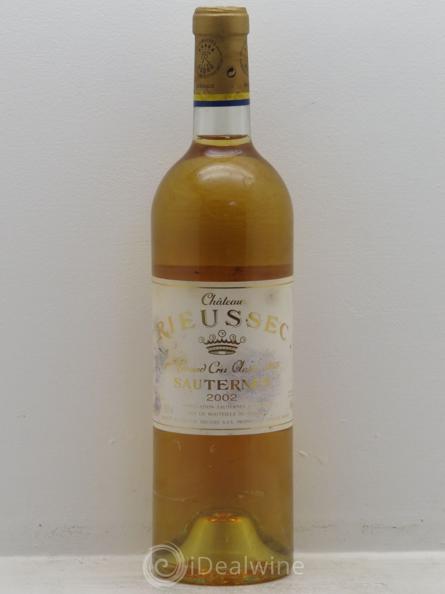 Château Rieussec 1er Grand Cru Classé 2002 - Posten von 1 Flasche - 0