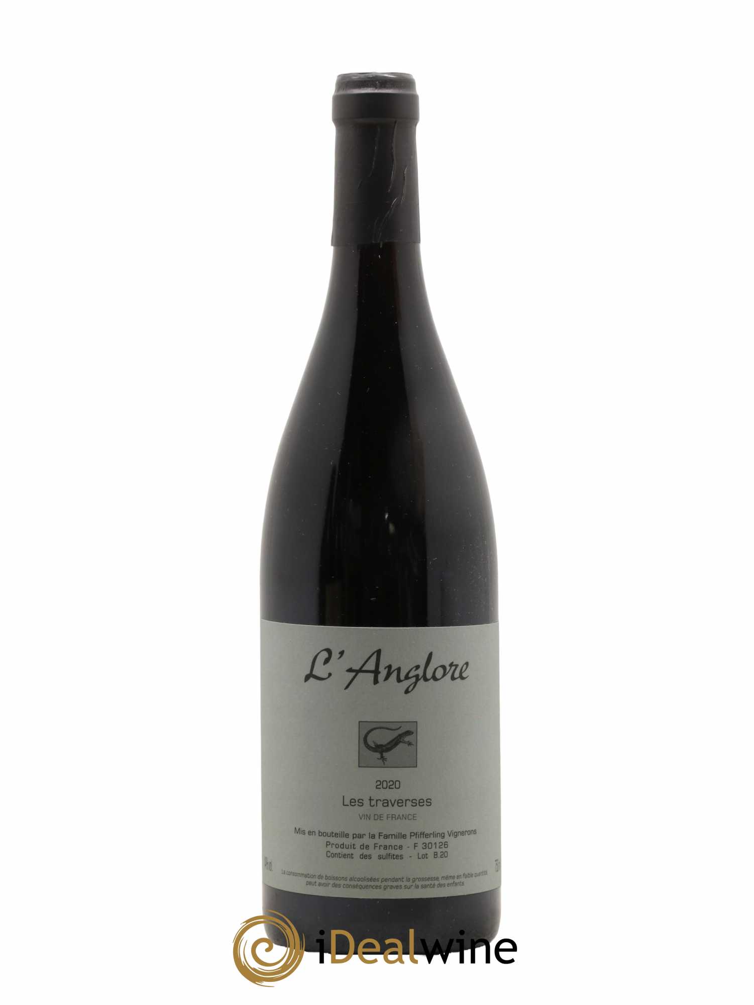 Vin de France Les Traverses L'Anglore 2020 - Lot de 1 bouteille - 0