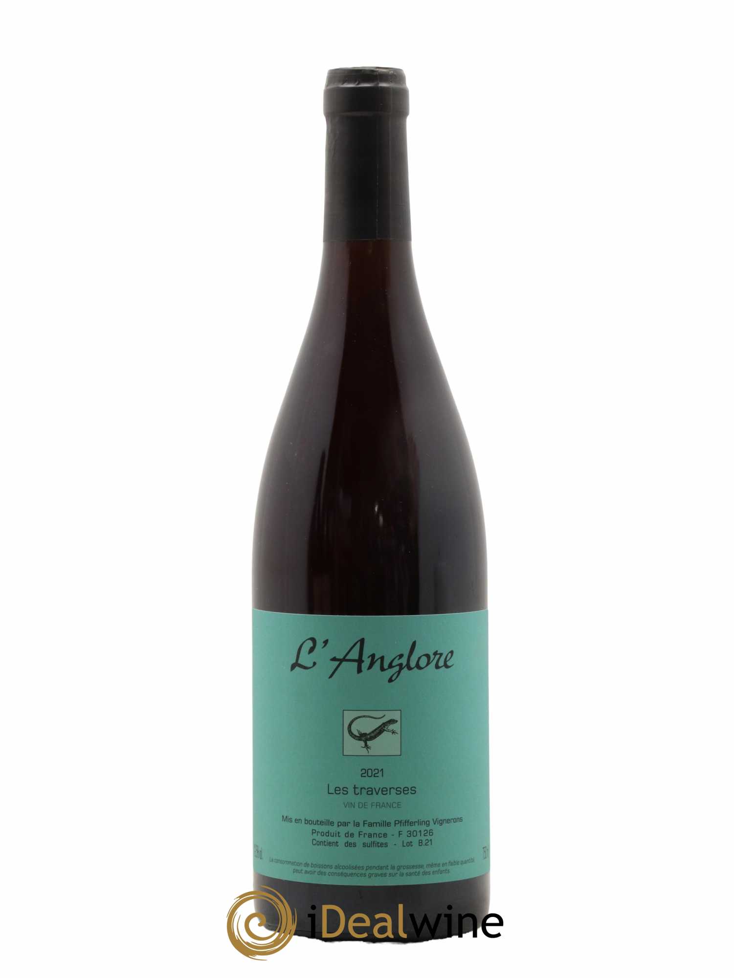 Vin de France Les Traverses L'Anglore 2021 - Lot de 1 bouteille - 0