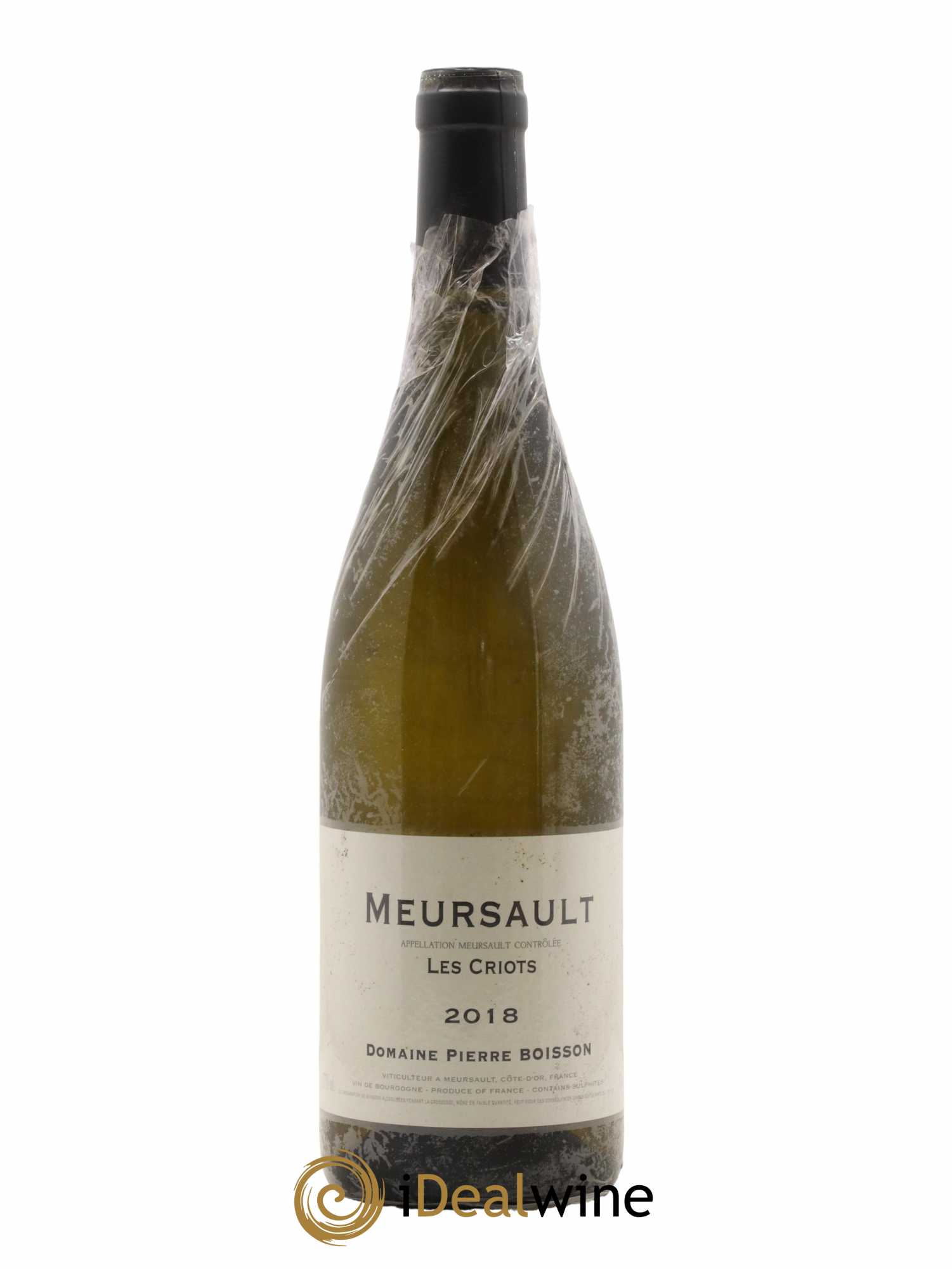 Meursault Les Criots Pierre Boisson (Domaine) 2018 - Lot de 1 bouteille - 0