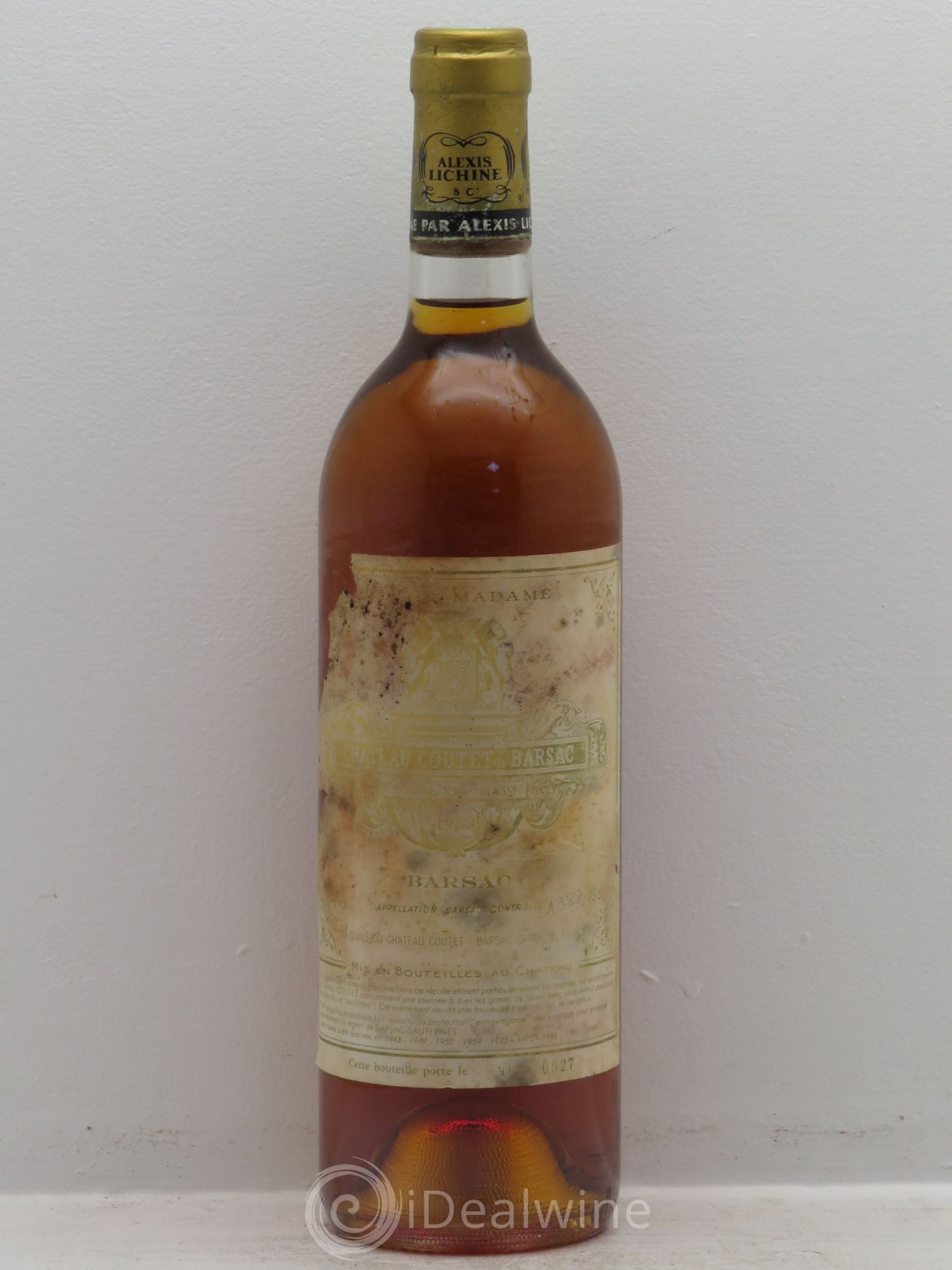 Château Coutet - Cuvée Madame 1er Grand Cru Classé 1988 - Lotto di 1 bottiglia - 0