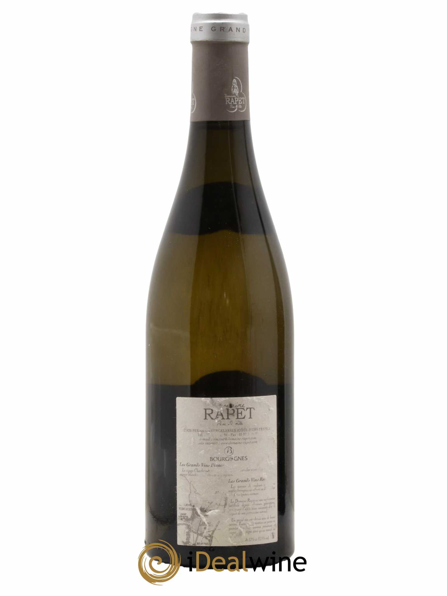 Corton-Charlemagne Grand Cru Rapet Père & Fils 2010 - Lot de 1 bouteille - 1