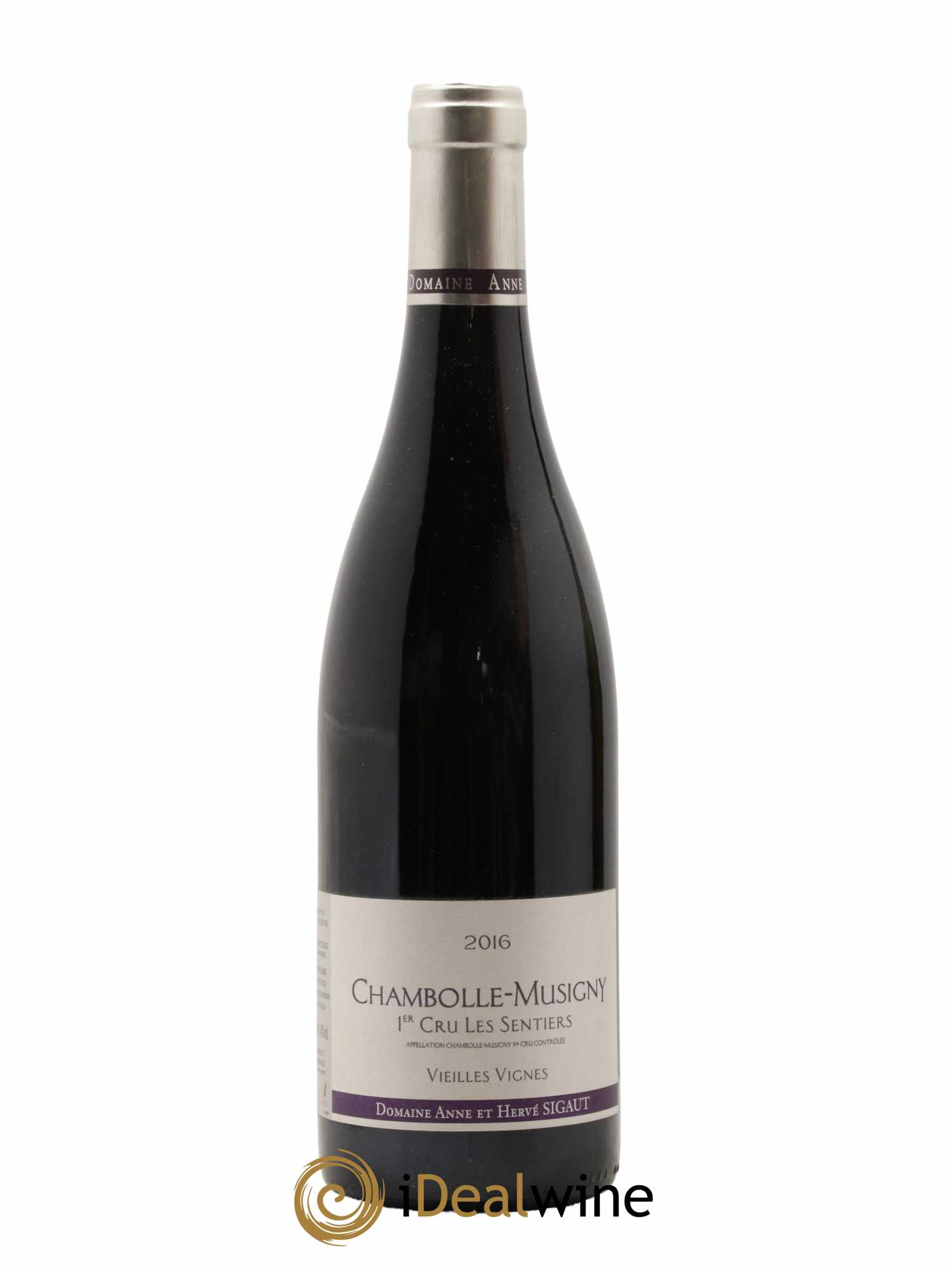 Chambolle-Musigny 1er Cru Les Sentiers Vieilles Vignes Anne et Hervé Sigaut (Domaine) 2016 - Lot de 1 bouteille - 0