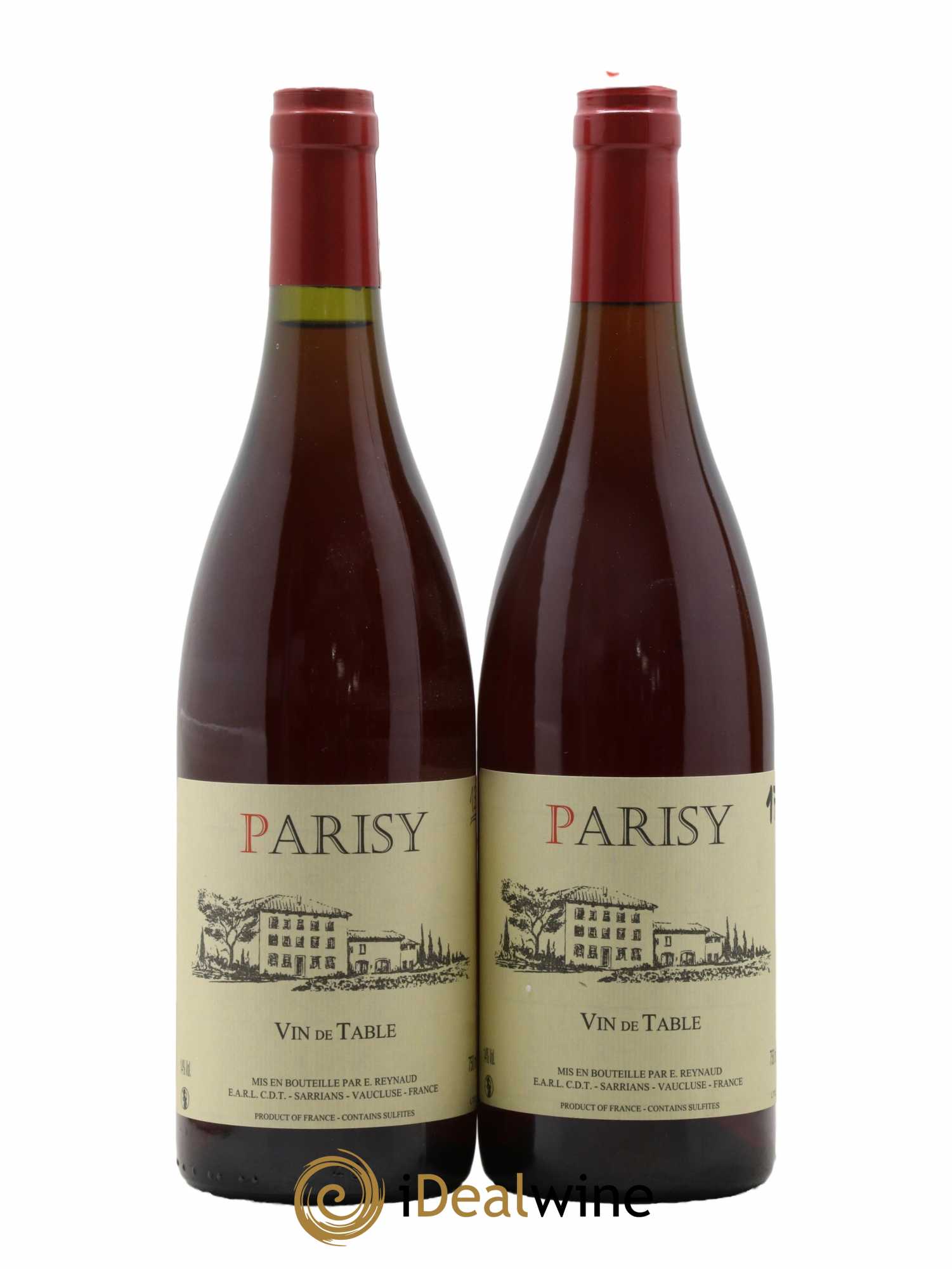 Vin de Table Parisy Emmanuel Reynaud - Lot de 2 bouteilles - 0
