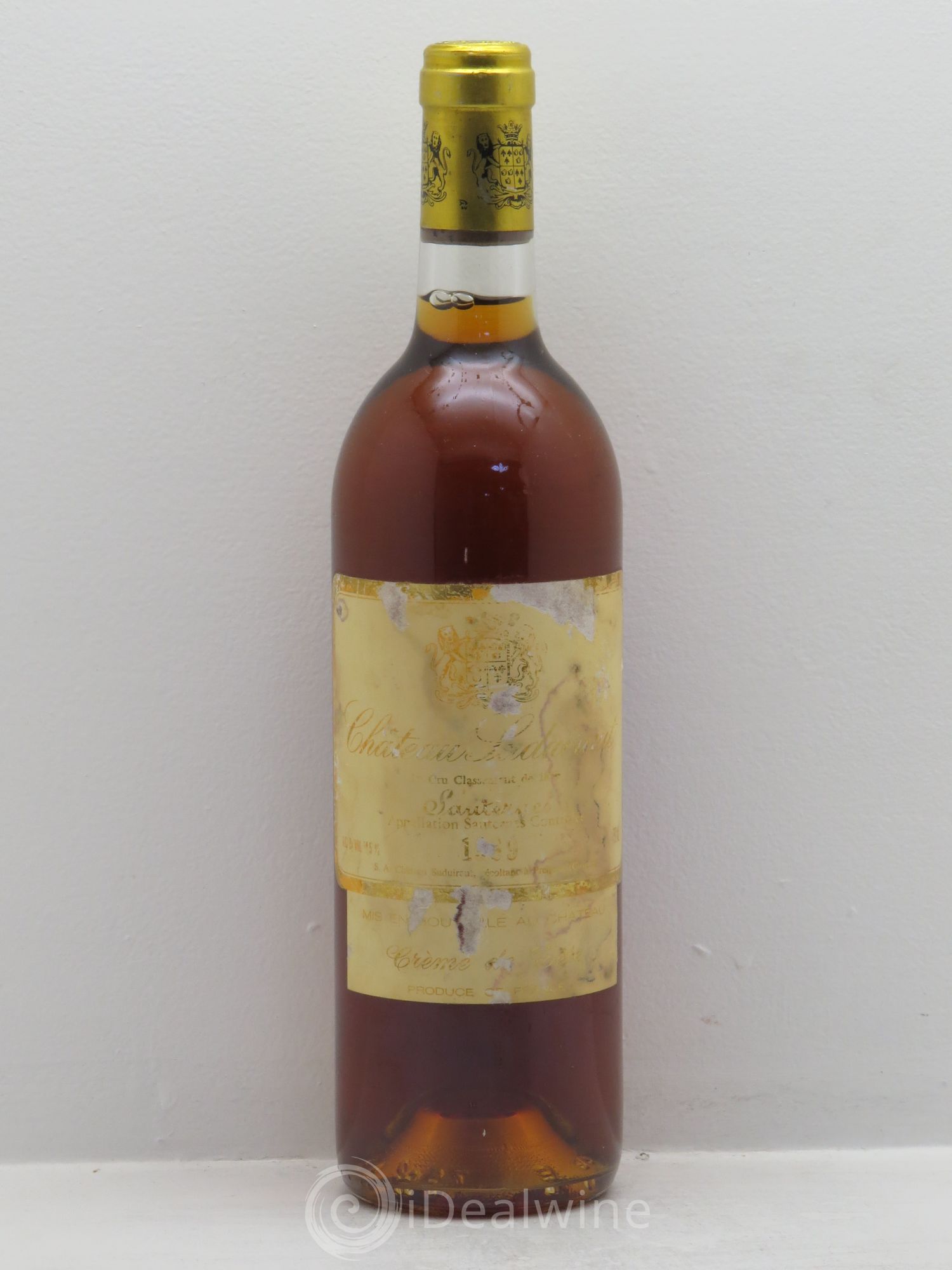 Château Suduiraut Crème de Tête 1er Grand Cru Classé (senza prezzo di riserva) 1989 - Lotto di 1 bottiglia - 0