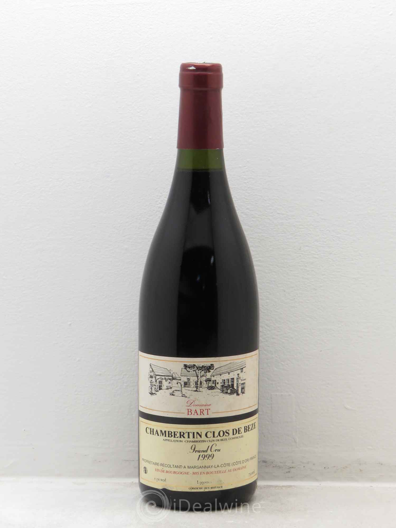 Chambertin Clos de Bèze Grand Cru Bart (sans prix de réserve) 1999 - Posten von 1 Flasche - 0