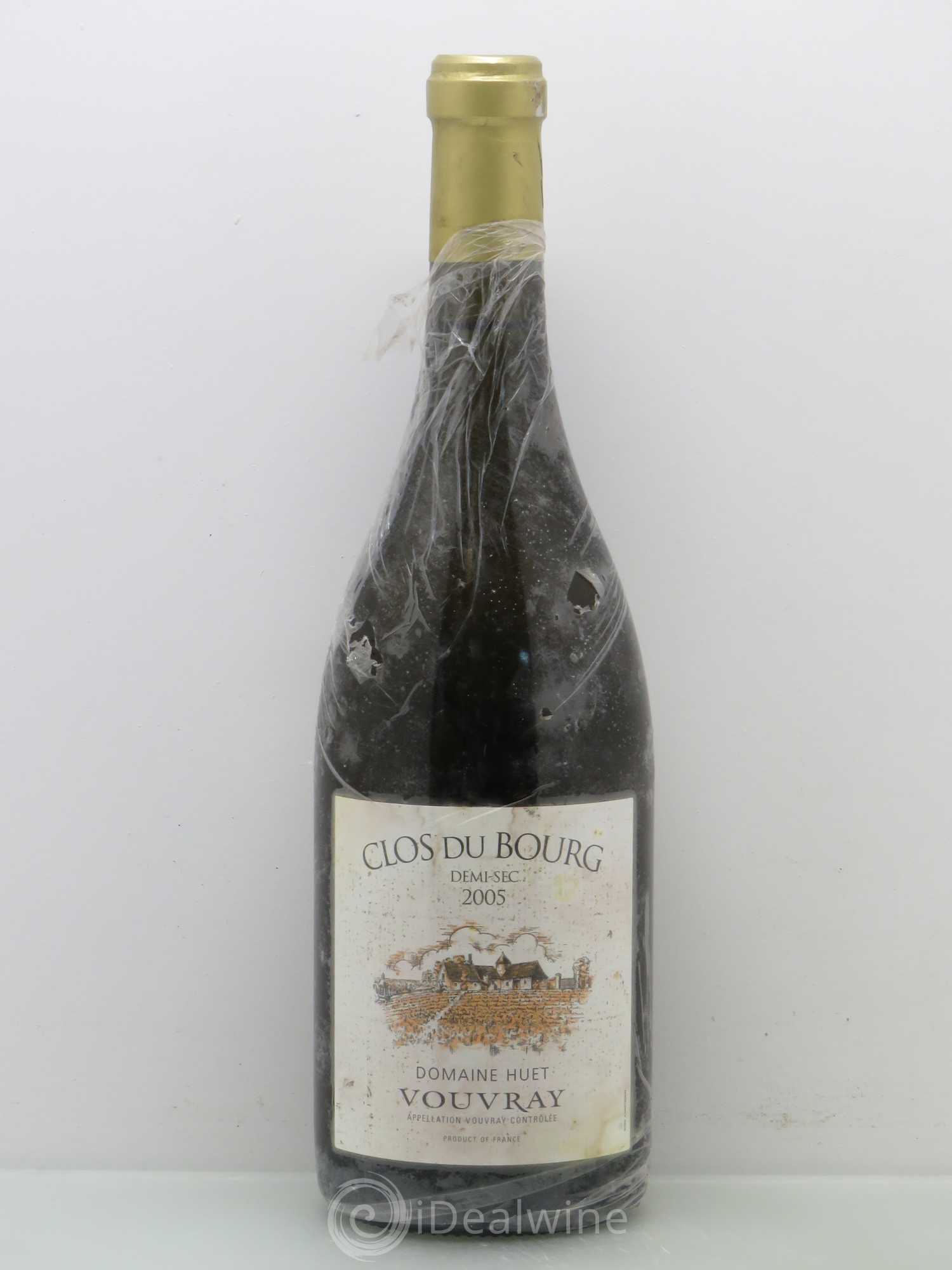 Vouvray Clos du Bourg Moelleux Domaine Huet Demi-sec (sans prix de réserve) 2005 - Lotto di 1 bottiglia - 0