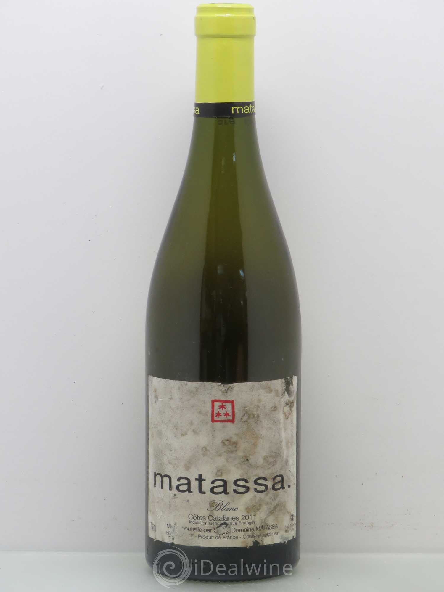 Côtes Catalanes Matassa Matassa (sans prix de réserve) 2011 - Lot de 1 bouteille - 0