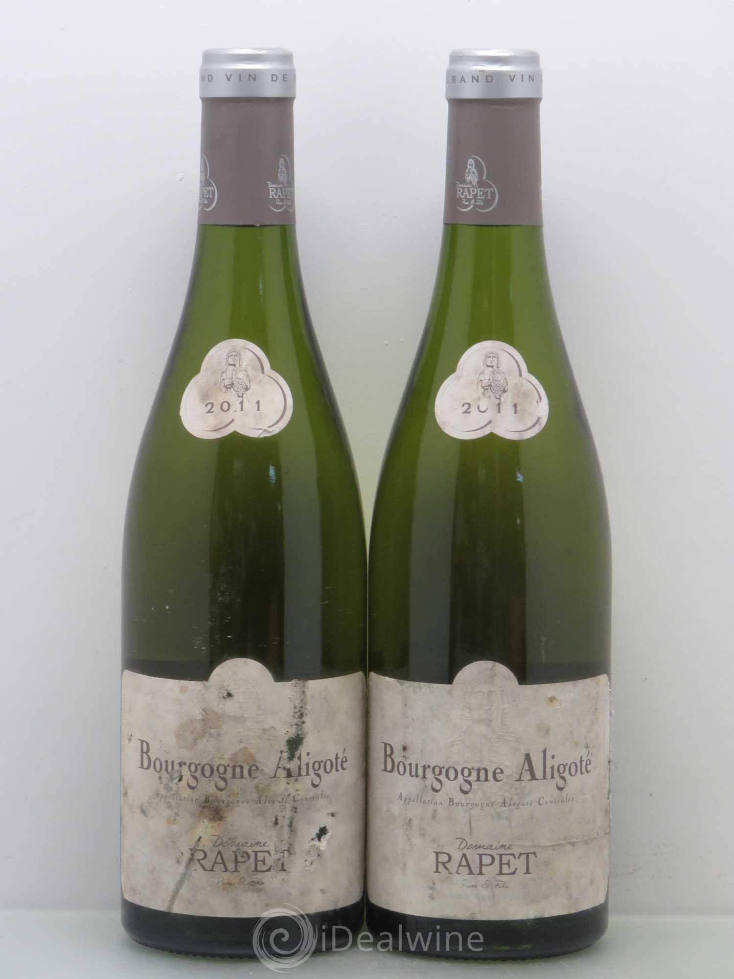 Bourgogne Aligoté Rapet (sans prix de réserve) 2011 - Posten von 2 Flaschen - 0