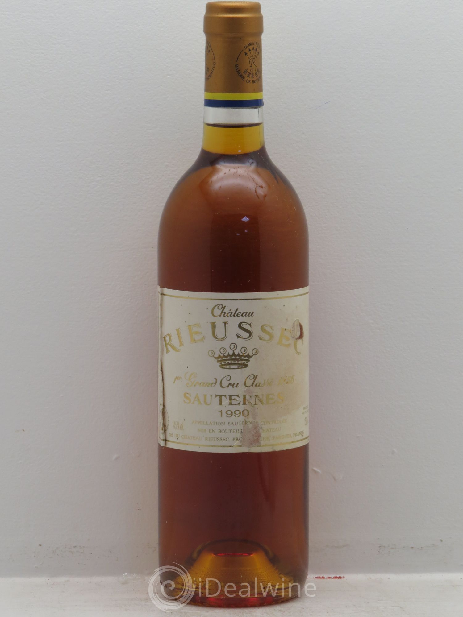 Château Rieussec 1er Grand Cru Classé 1990 - Lotto di 12 bottiglie - 0