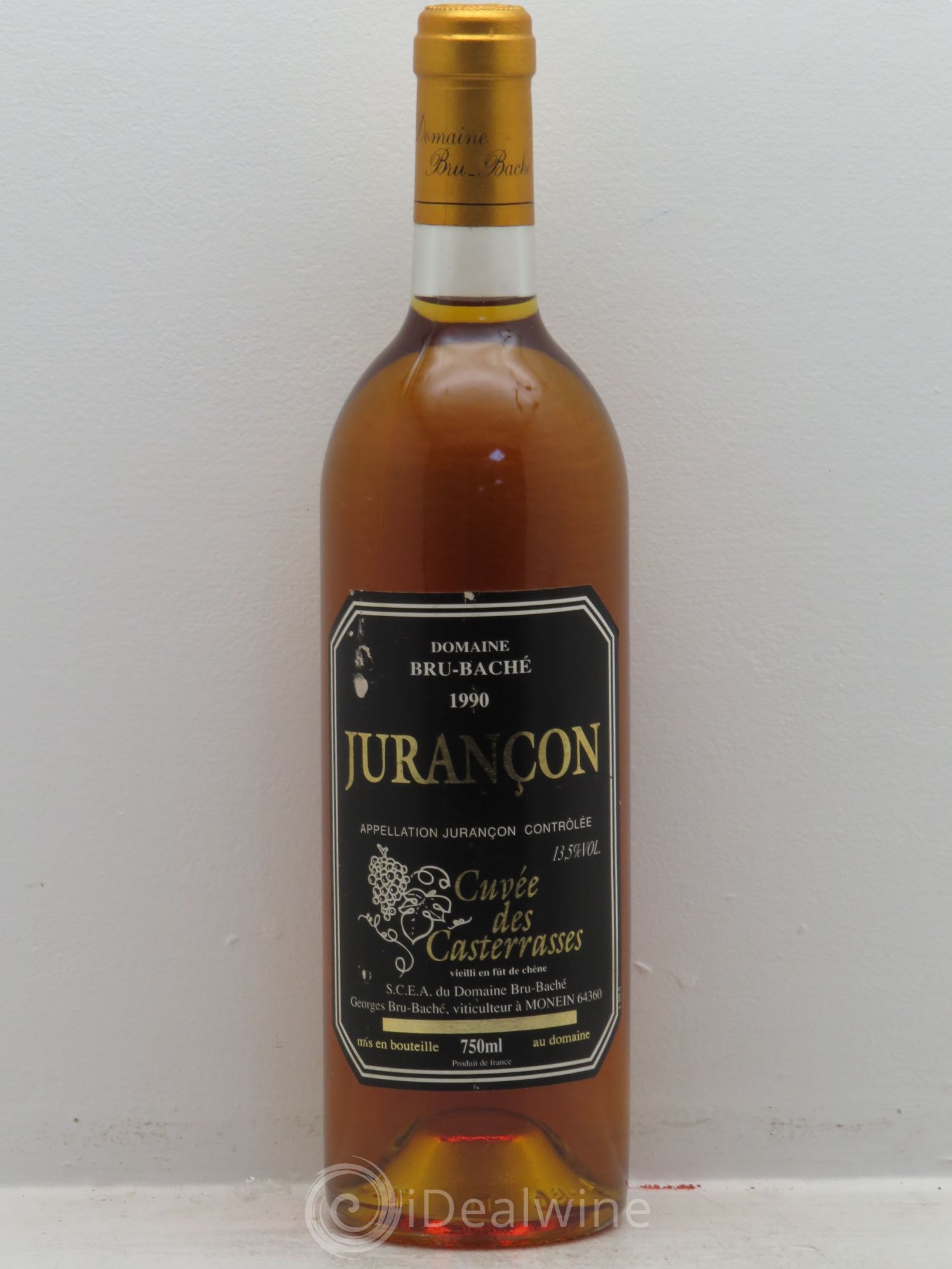 Jurançon Cuvée des Casterrasses Bru-Baché 1990 - Posten von 1 Flasche - 0