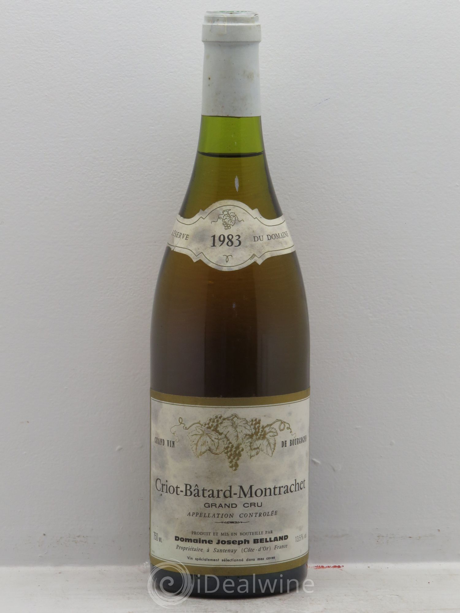Criots-Bâtard-Montrachet Grand Cru Joseph Belland 1983 - Lot de 1 bouteille - 0