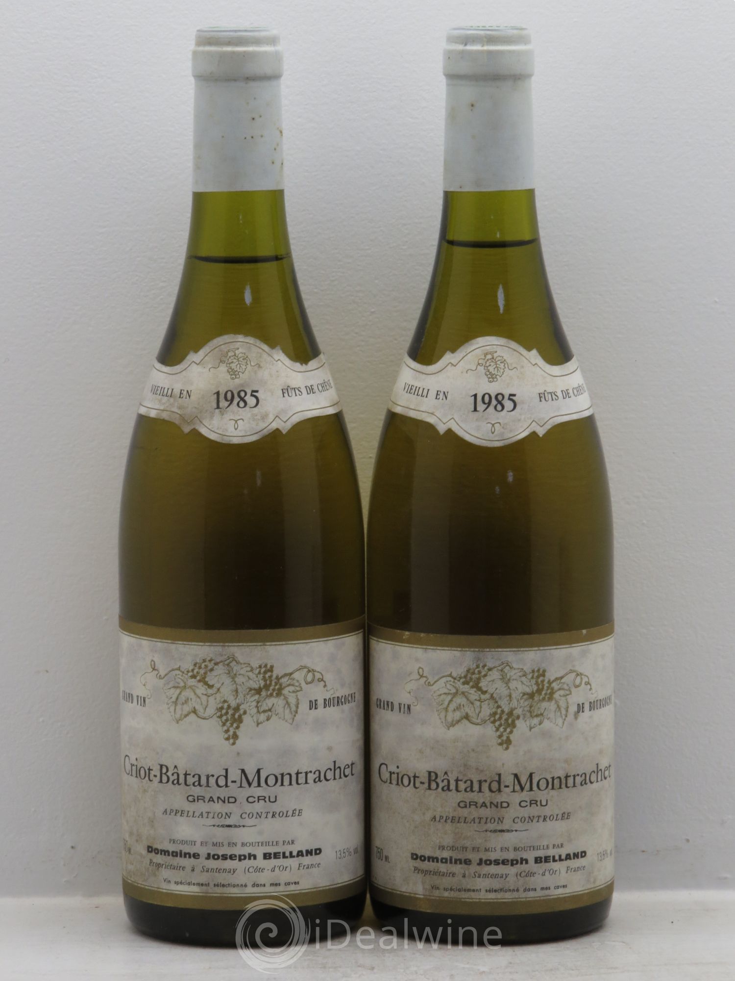 Criots-Bâtard-Montrachet Grand Cru Belland 1985 - Lot de 2 bouteilles - 0