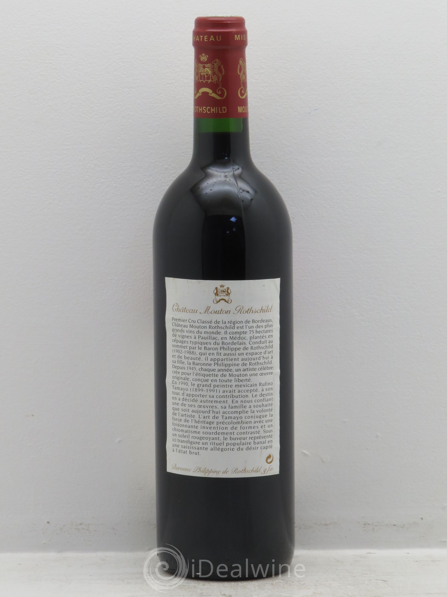 Château Mouton Rothschild 1er Grand Cru Classé 1998 - Lot de 1 bouteille - 1