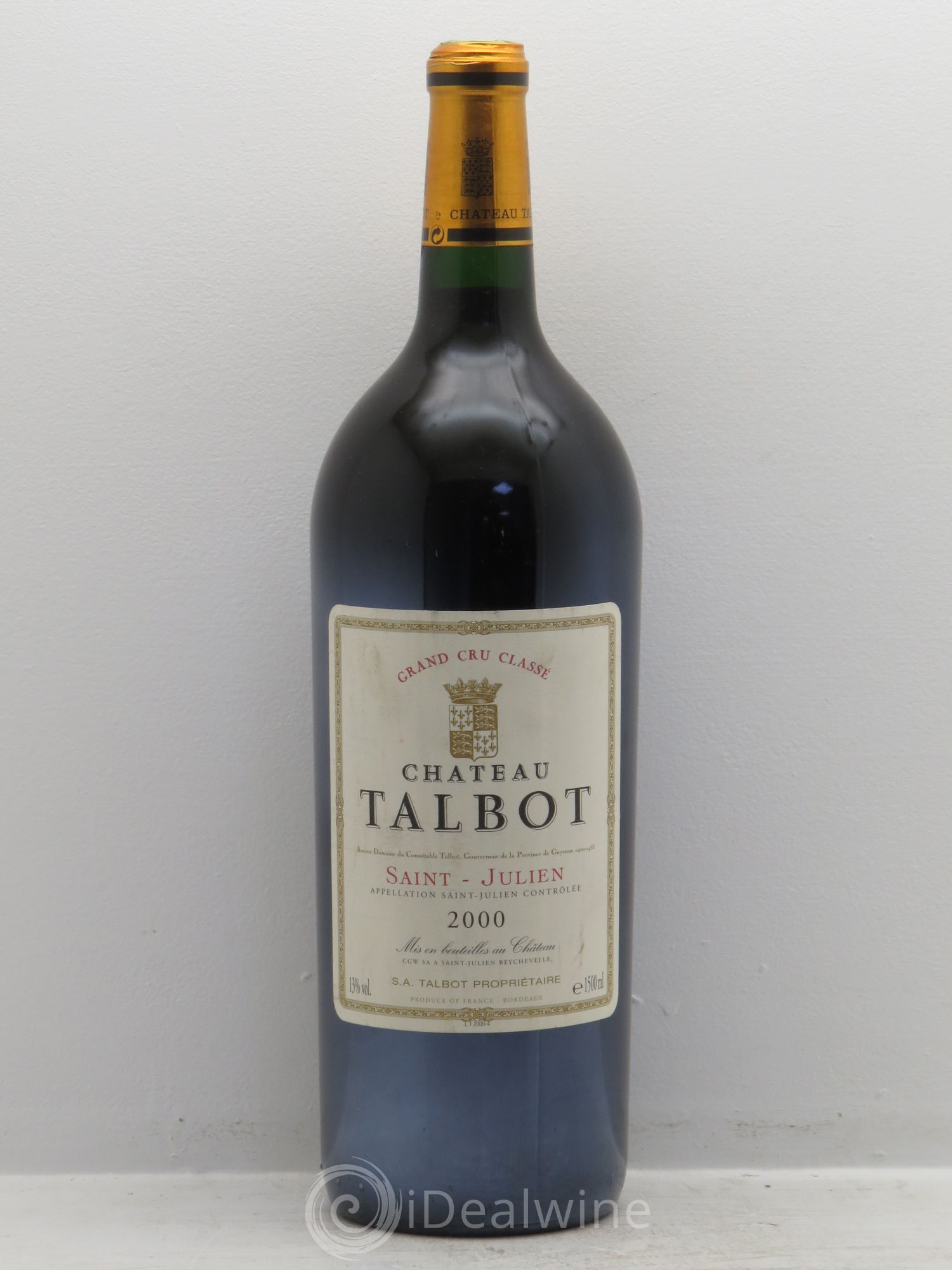 Château Talbot 4ème Grand Cru Classé 2000 - Lot de 1 magnum - 0