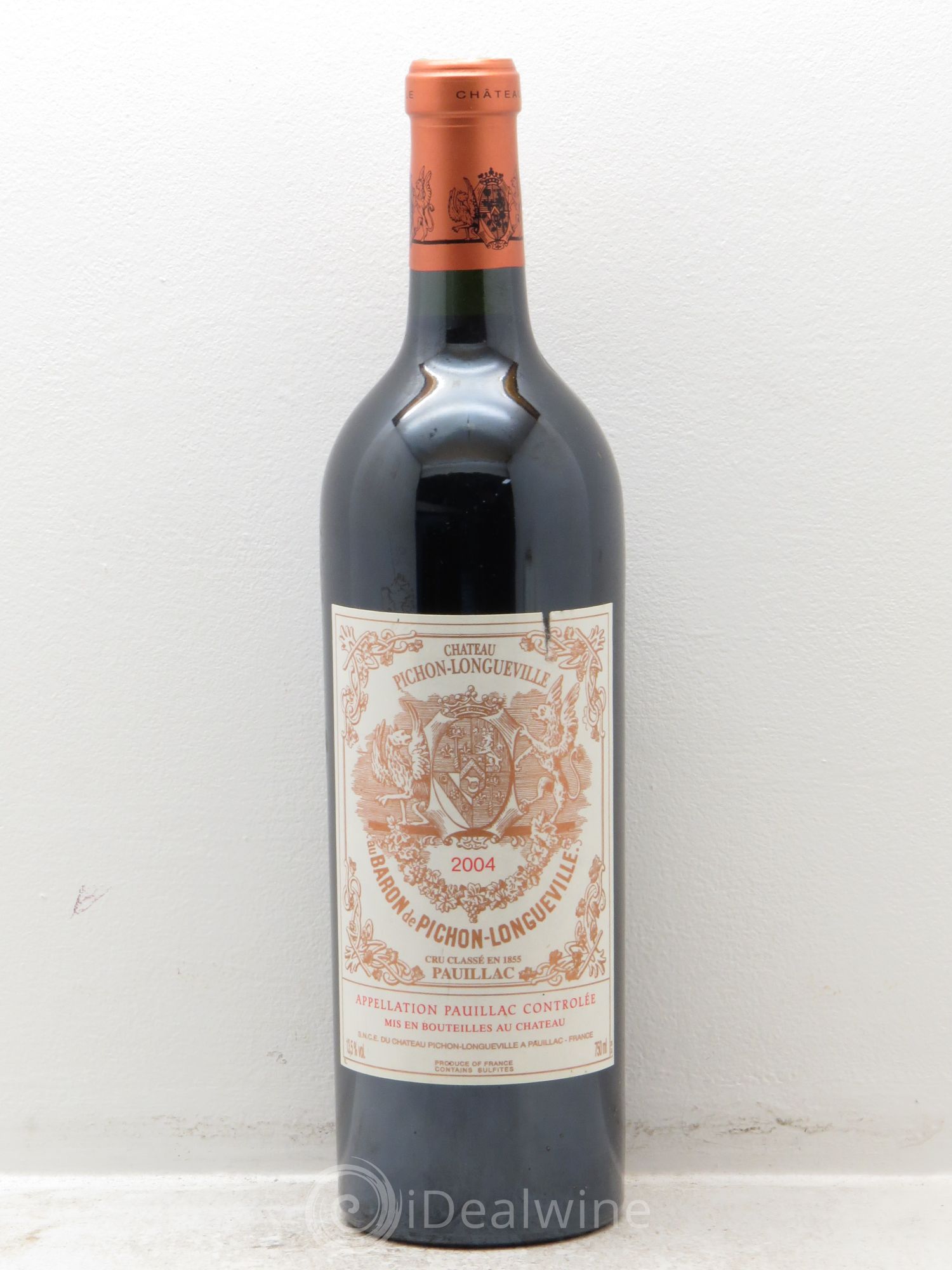 Pichon Longueville Baron 2ème Grand Cru Classé 2004 - Lot de 1 bouteille - 0