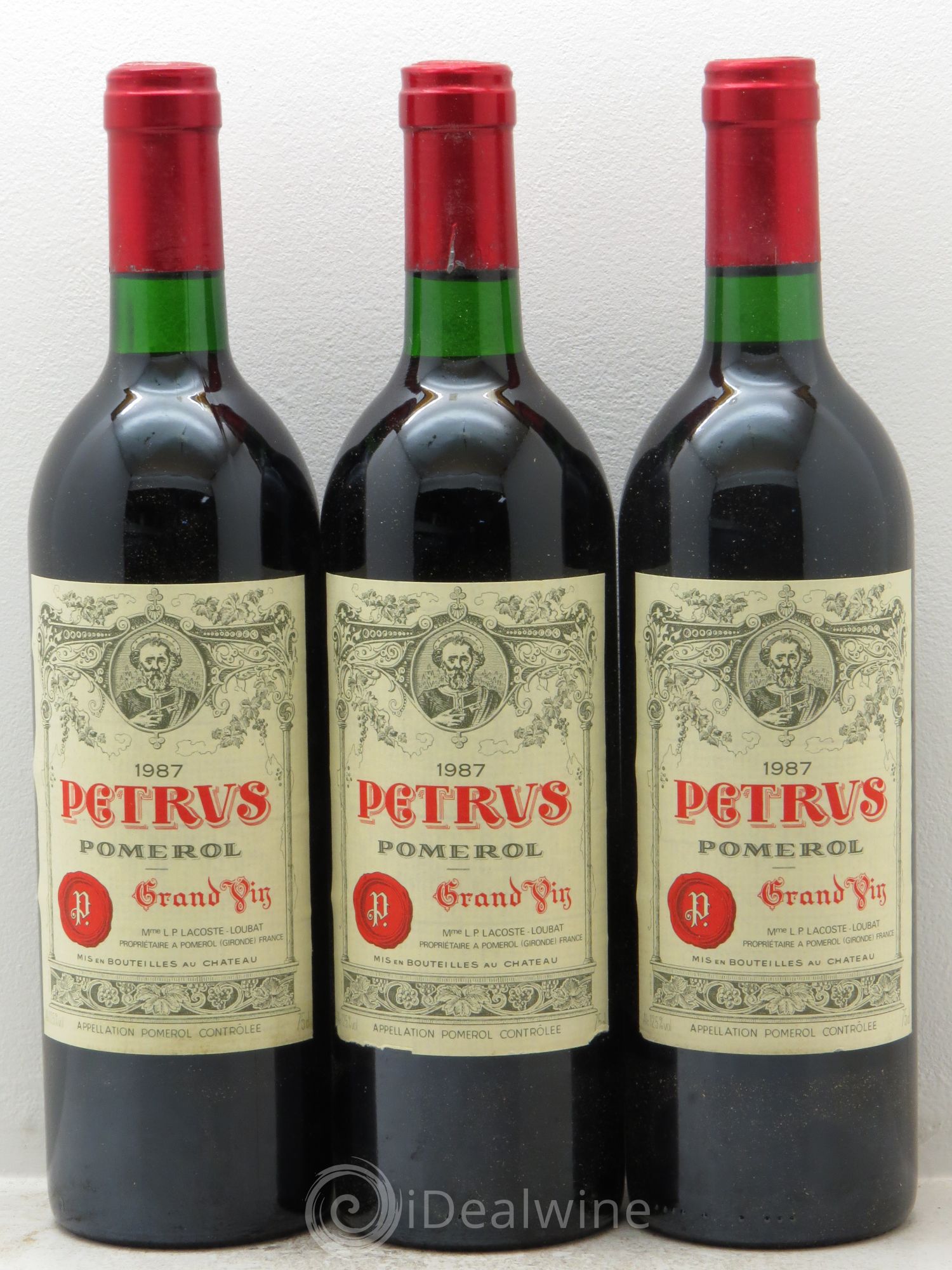 Petrus 1987 - Lot de 6 bouteilles - 2