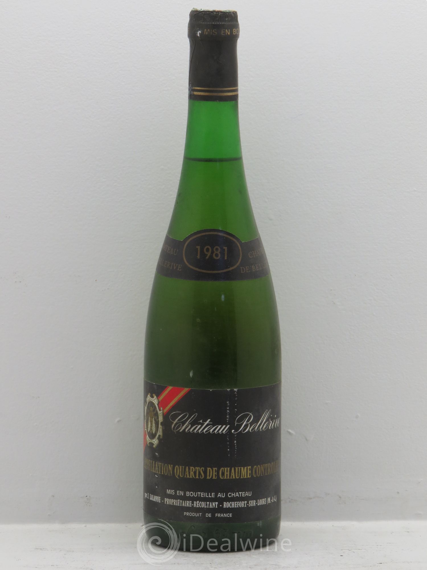 Quarts de Chaume Lalanne Château de Bellerive (sans prix de réserve) 1981 - Lotto di 6 bottiglie - 0