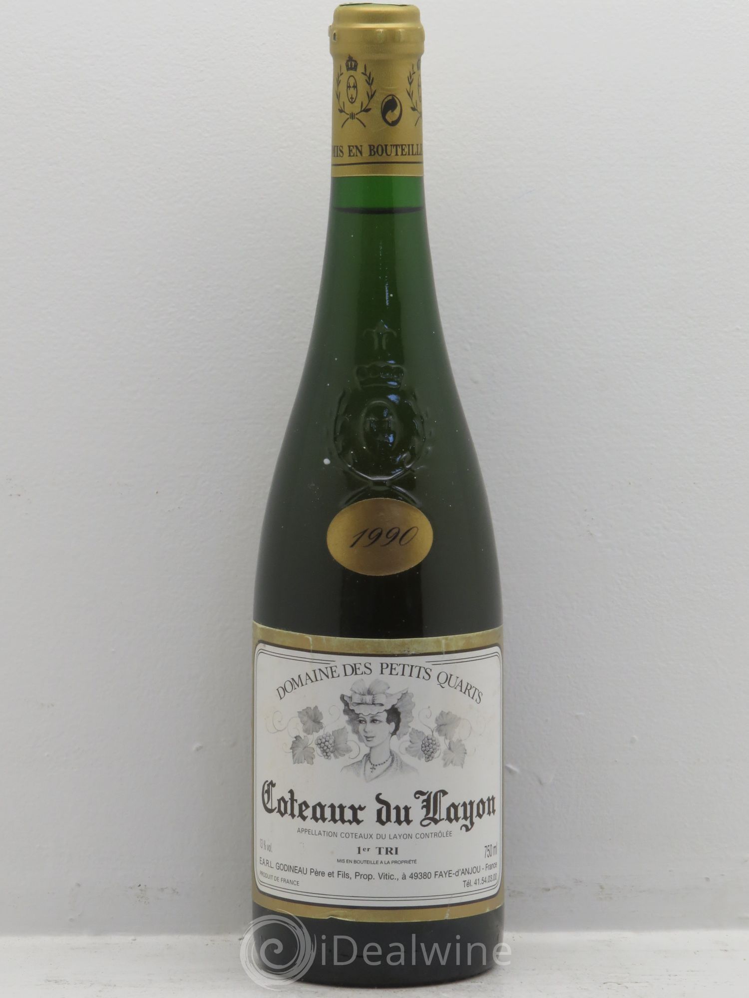 Coteaux du Layon 1er Tri Domaine des Petits Quarts (sans prix de réserve) 1990 - Posten von 1 Flasche - 0