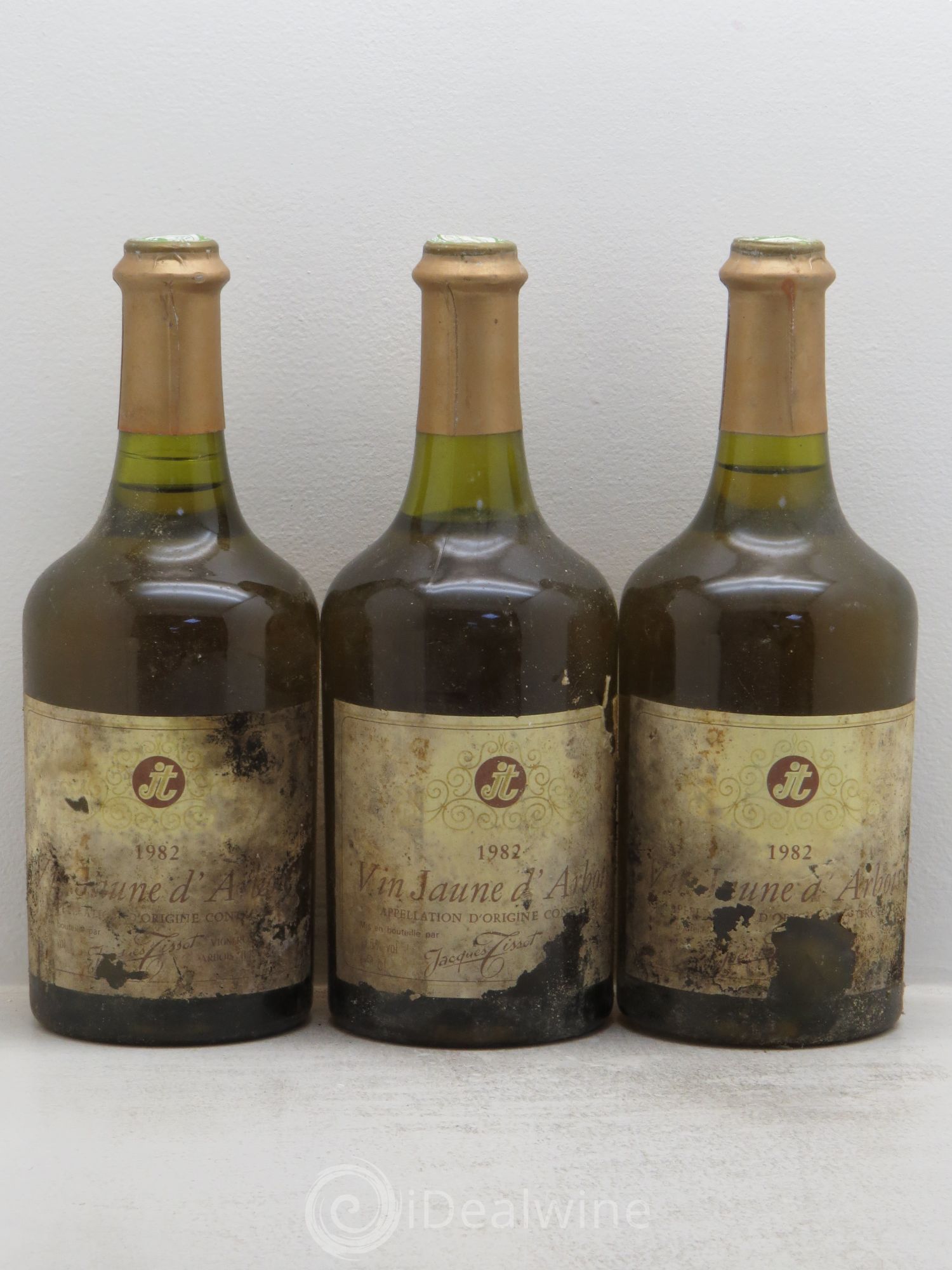 Arbois Vin Jaune .Jacques Tissot 1982 - Posten von 3 Flaschen - 0