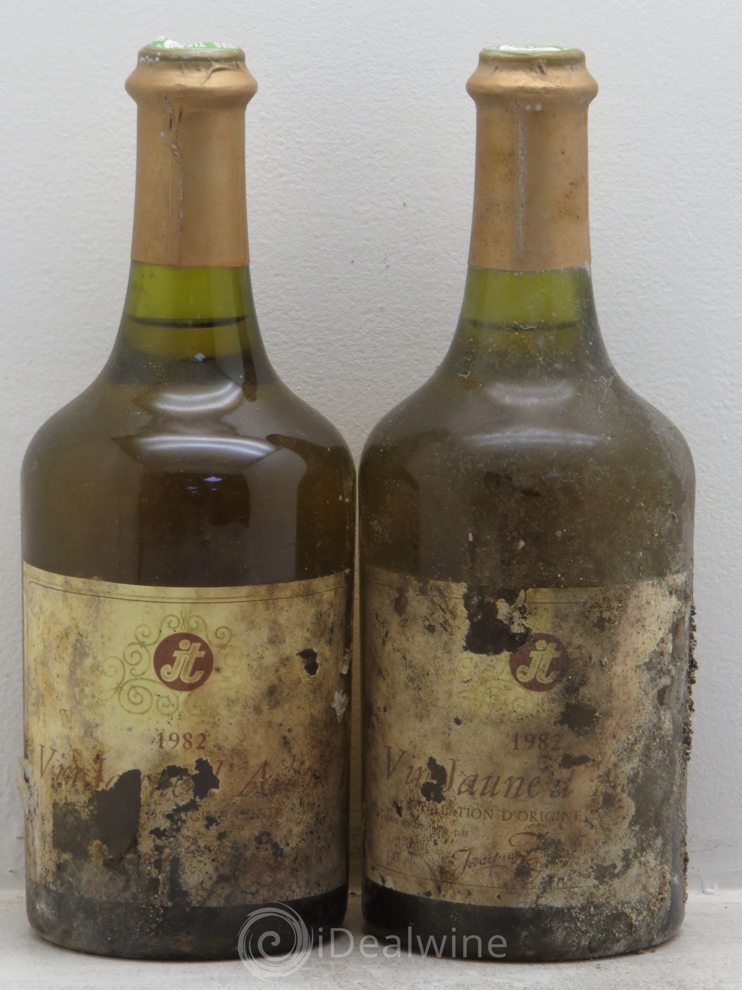 Arbois Vin Jaune .Jacques Tissot 1982 - Posten von 2 Flaschen - 0