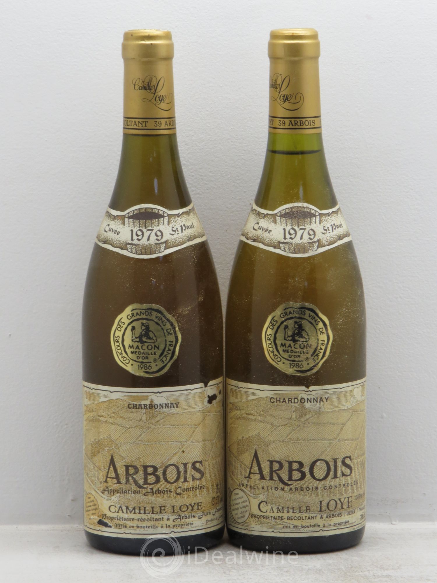 Arbois Cuvée Saint Paul .Camille Loye 1979 - Posten von 2 Flaschen - 0