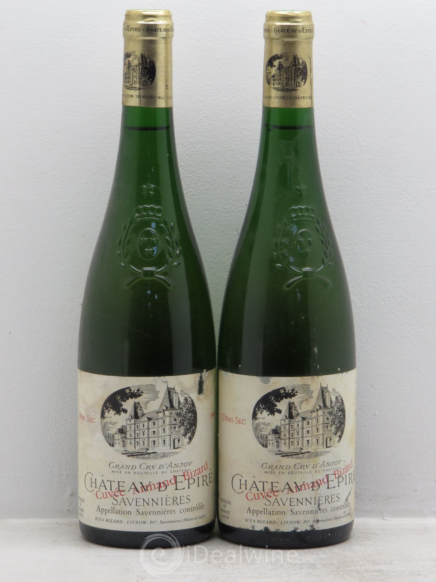 Savennières Cuvée Armand Bizard .Demi sec (sans prix de réserve) 1995 - Posten von 2 Flaschen - 0