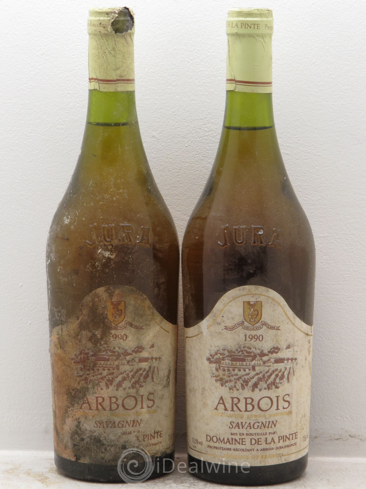 Arbois Savagnin Domaine de la Pinte 1990 - Posten von 2 Flaschen - 0