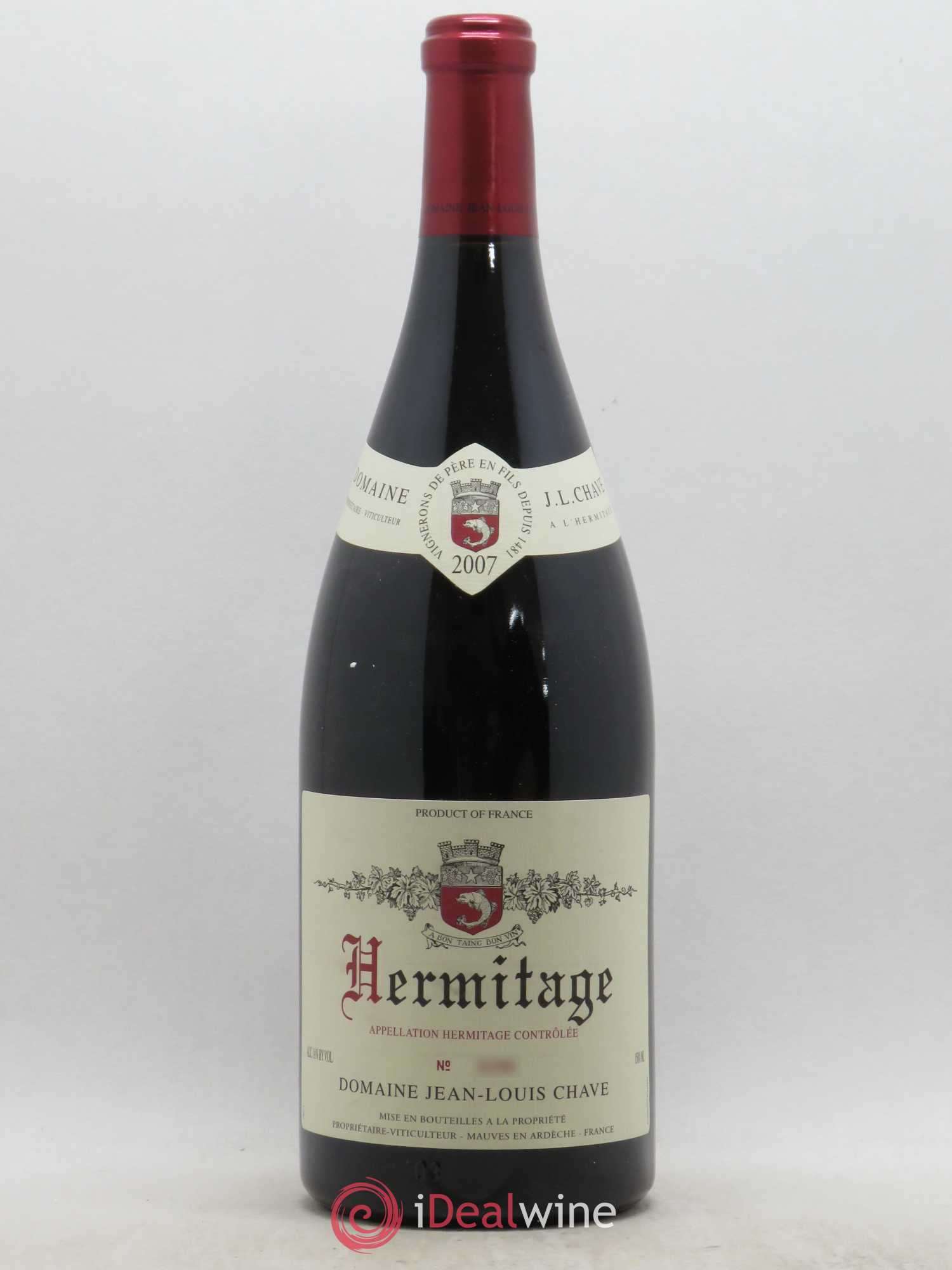 Hermitage Jean-Louis Chave 2007 - Lot de 1 magnum - 0