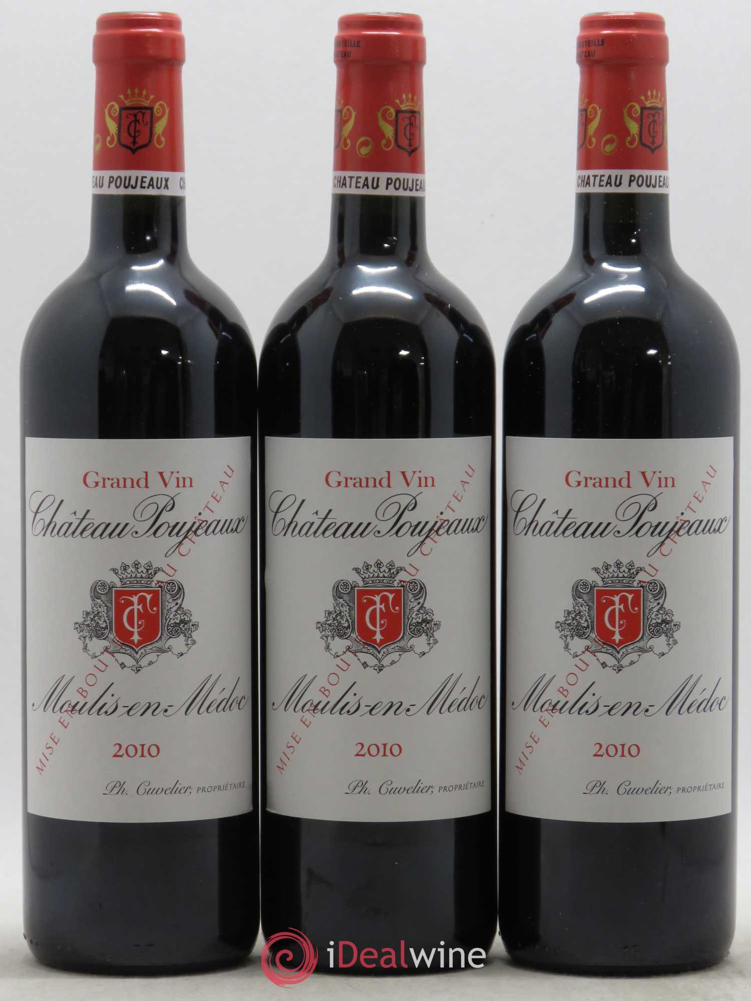 Château Poujeaux 2010 - Lot de 6 bouteilles - 1