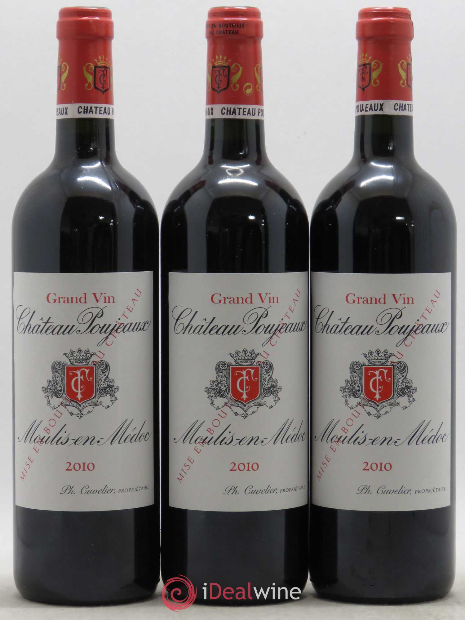 Château Poujeaux 2010 - Lot de 6 bouteilles - 2