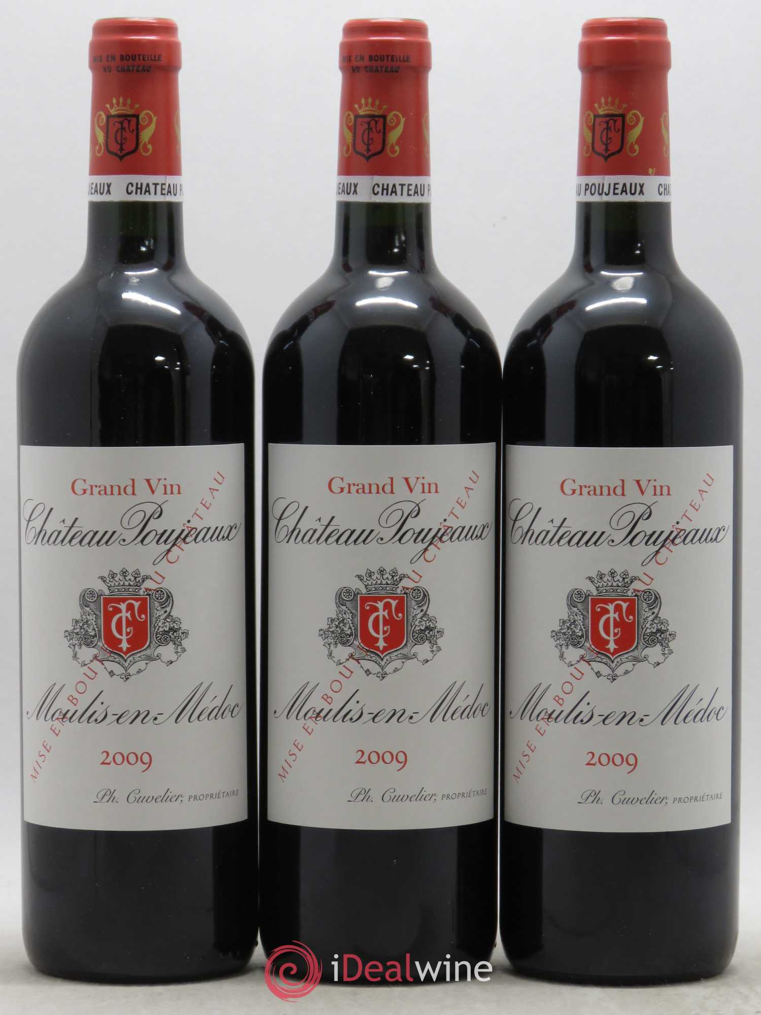 Château Poujeaux 2009 - Lot de 6 bouteilles - 1