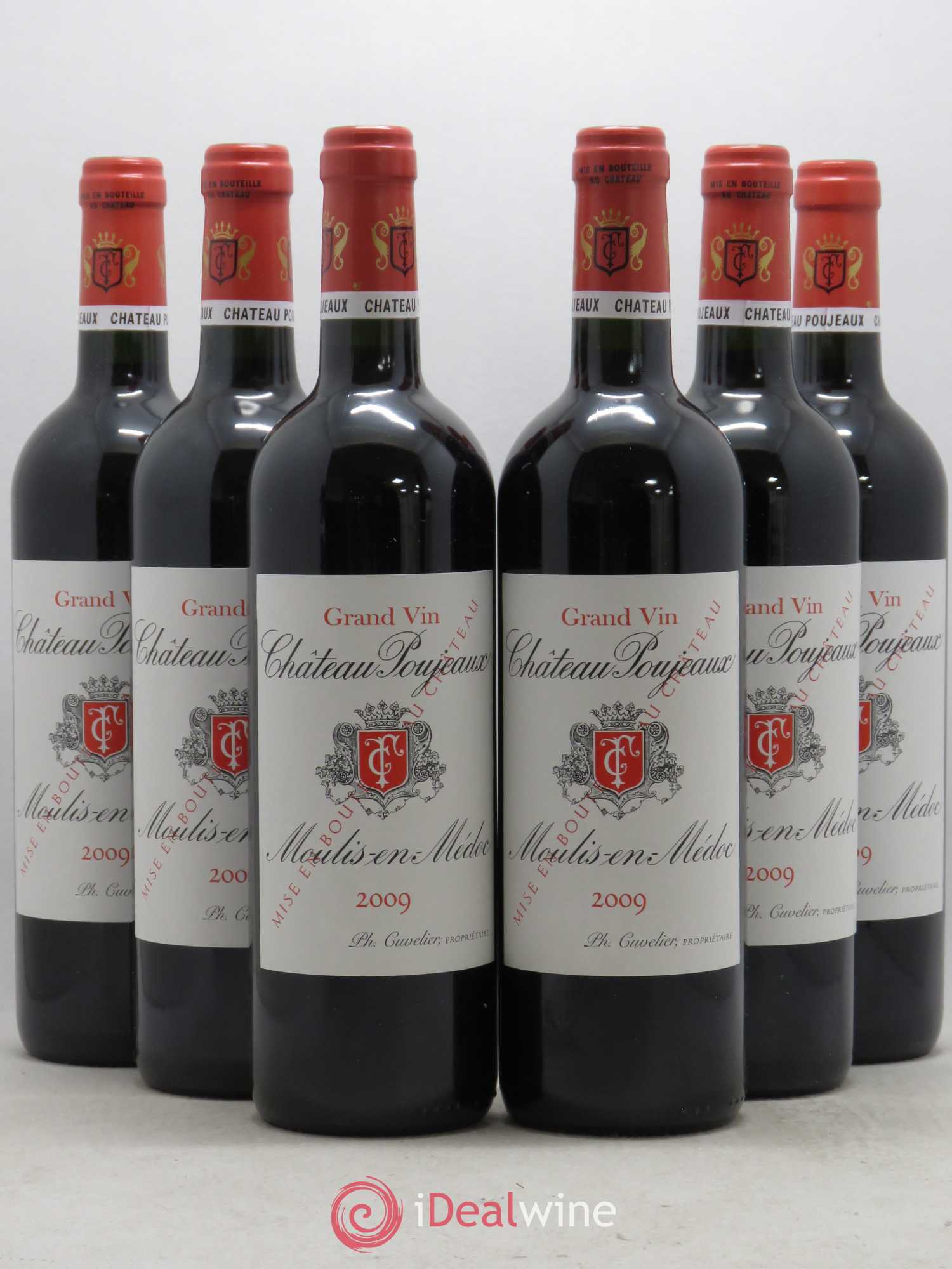 Château Poujeaux 2009 - Lot de 6 bouteilles - 0