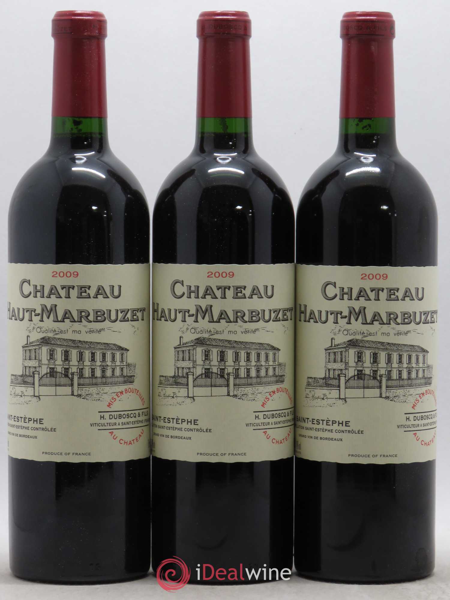 Château Haut Marbuzet 2009 - Lot de 6 bouteilles - 1
