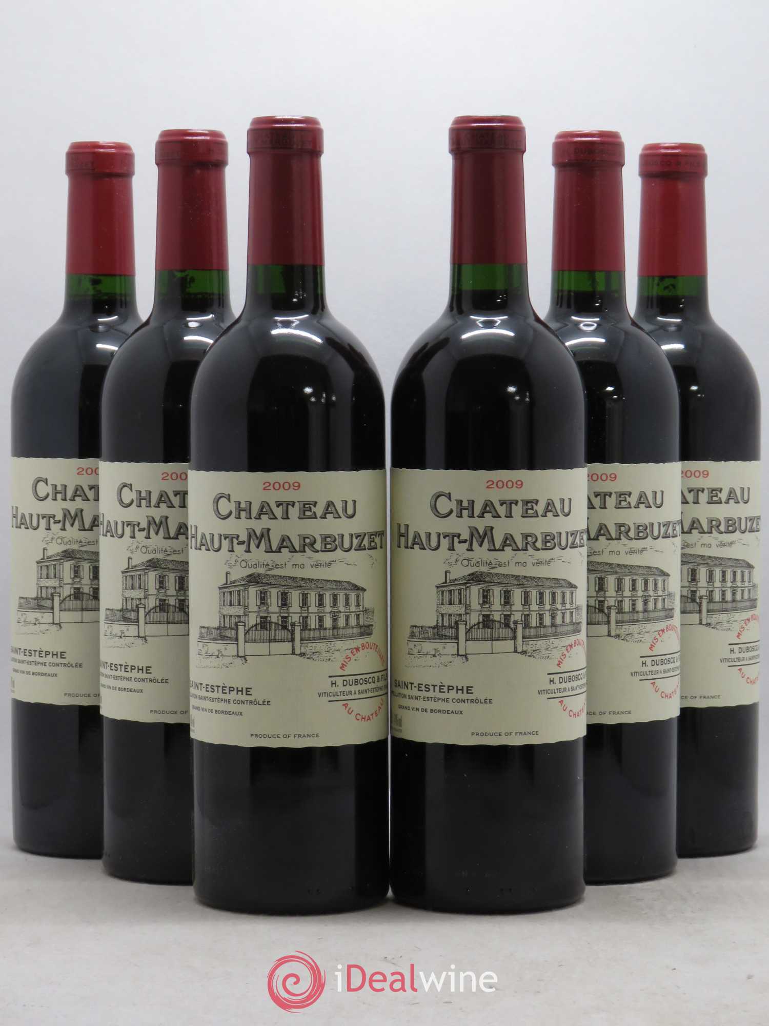 Château Haut Marbuzet 2009 - Lot de 6 bouteilles - 0