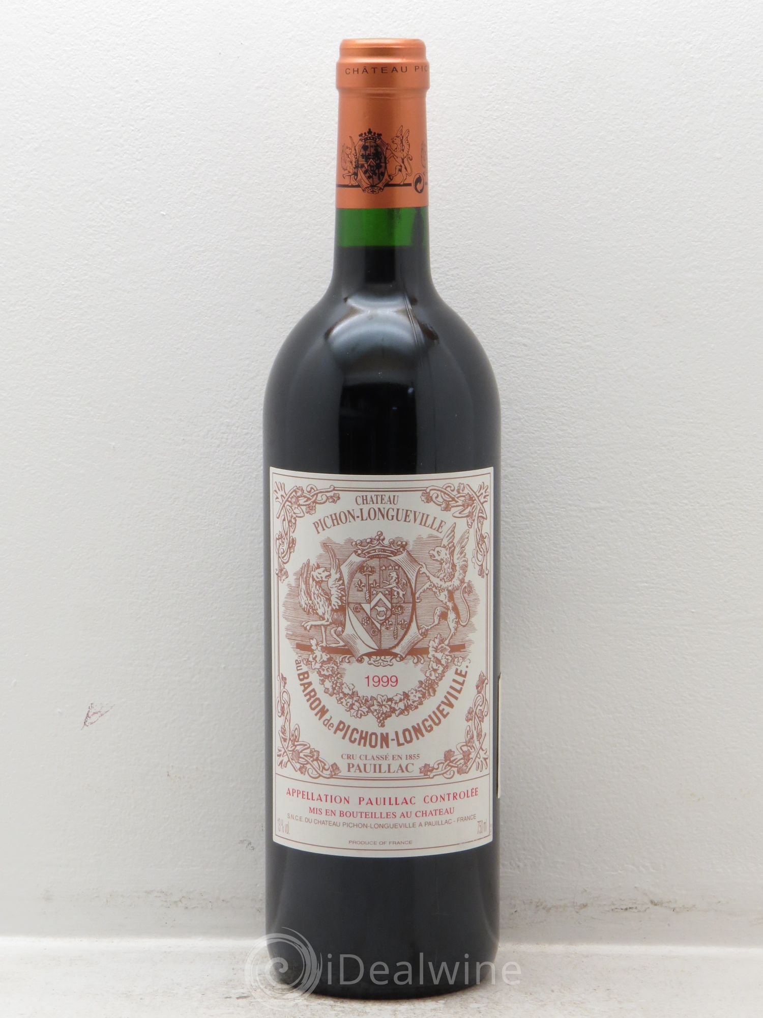 Pichon Longueville Baron 2ème Grand Cru Classé 1999 - Lot de 1 bouteille - 0