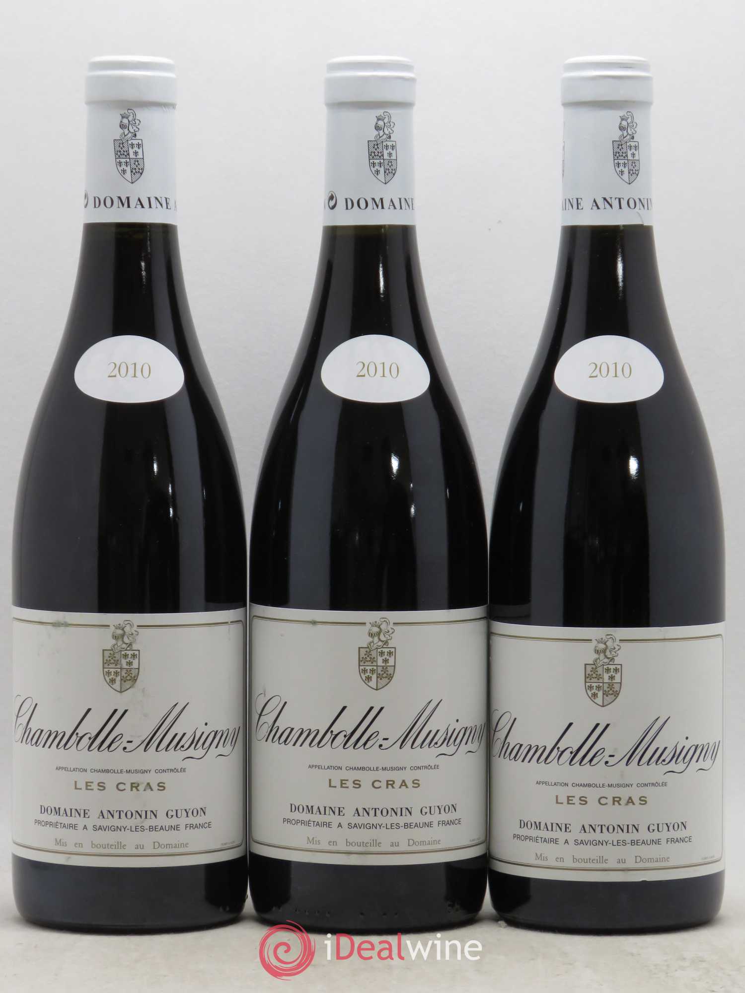 Chambolle-Musigny Les Cras Domaine Antonin Guyon 2010 - Posten von 3 Flaschen - 0