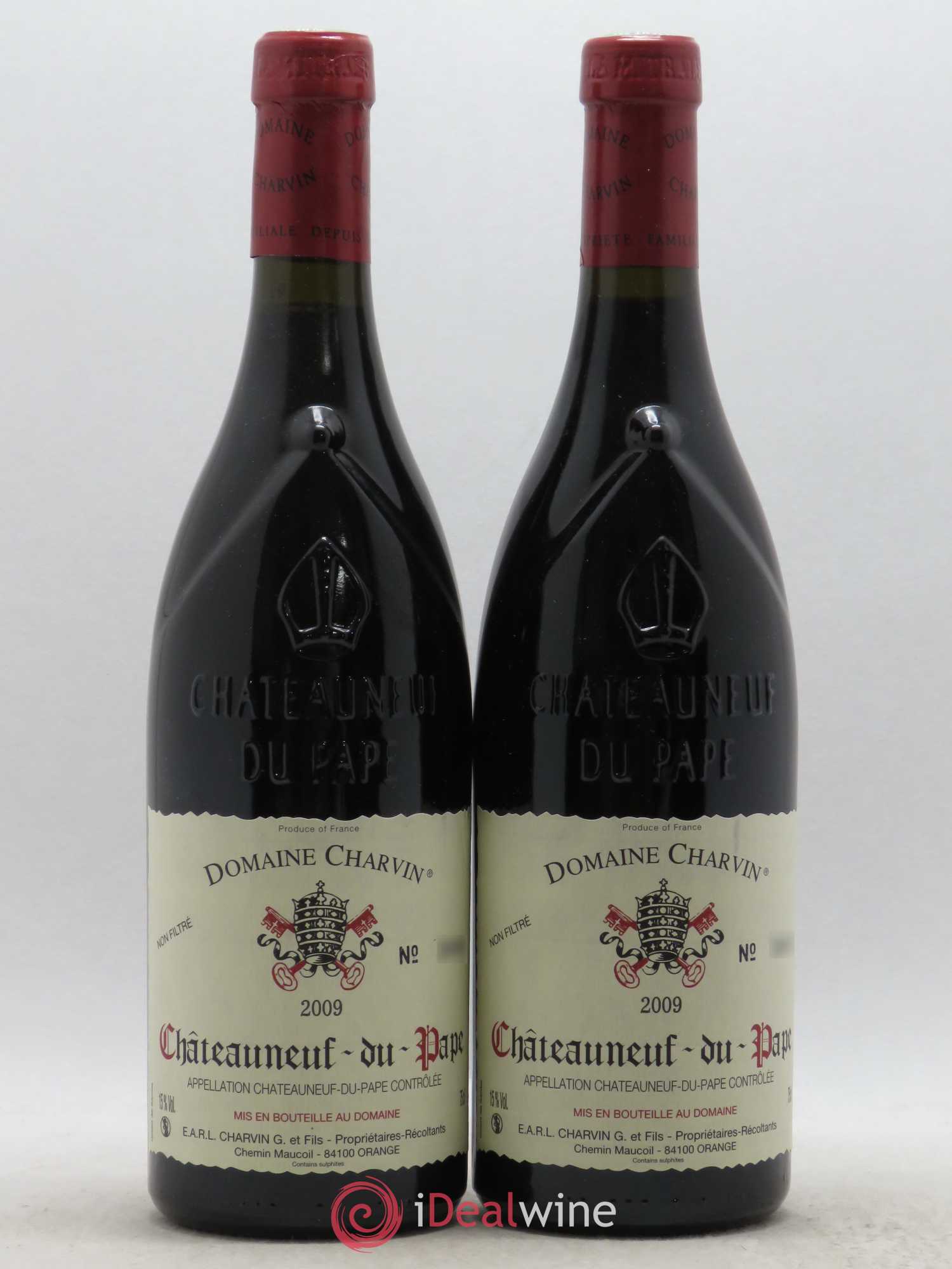 Châteauneuf-du-Pape Charvin (Domaine) 2009 - Lot de 2 bouteilles - 0