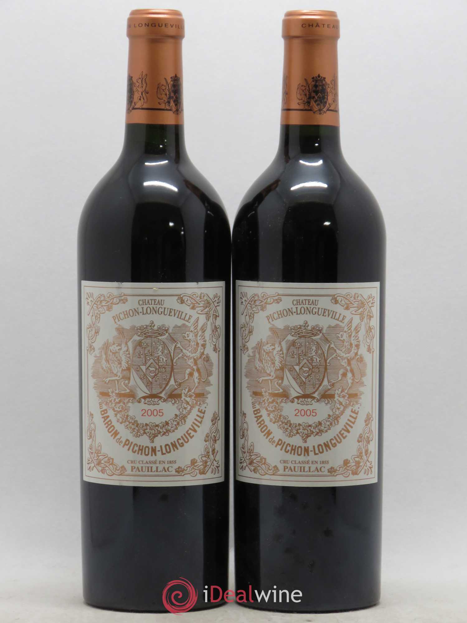Pichon Longueville Baron 2ème Grand Cru Classé 2005 - Lot de 2 bouteilles - 0