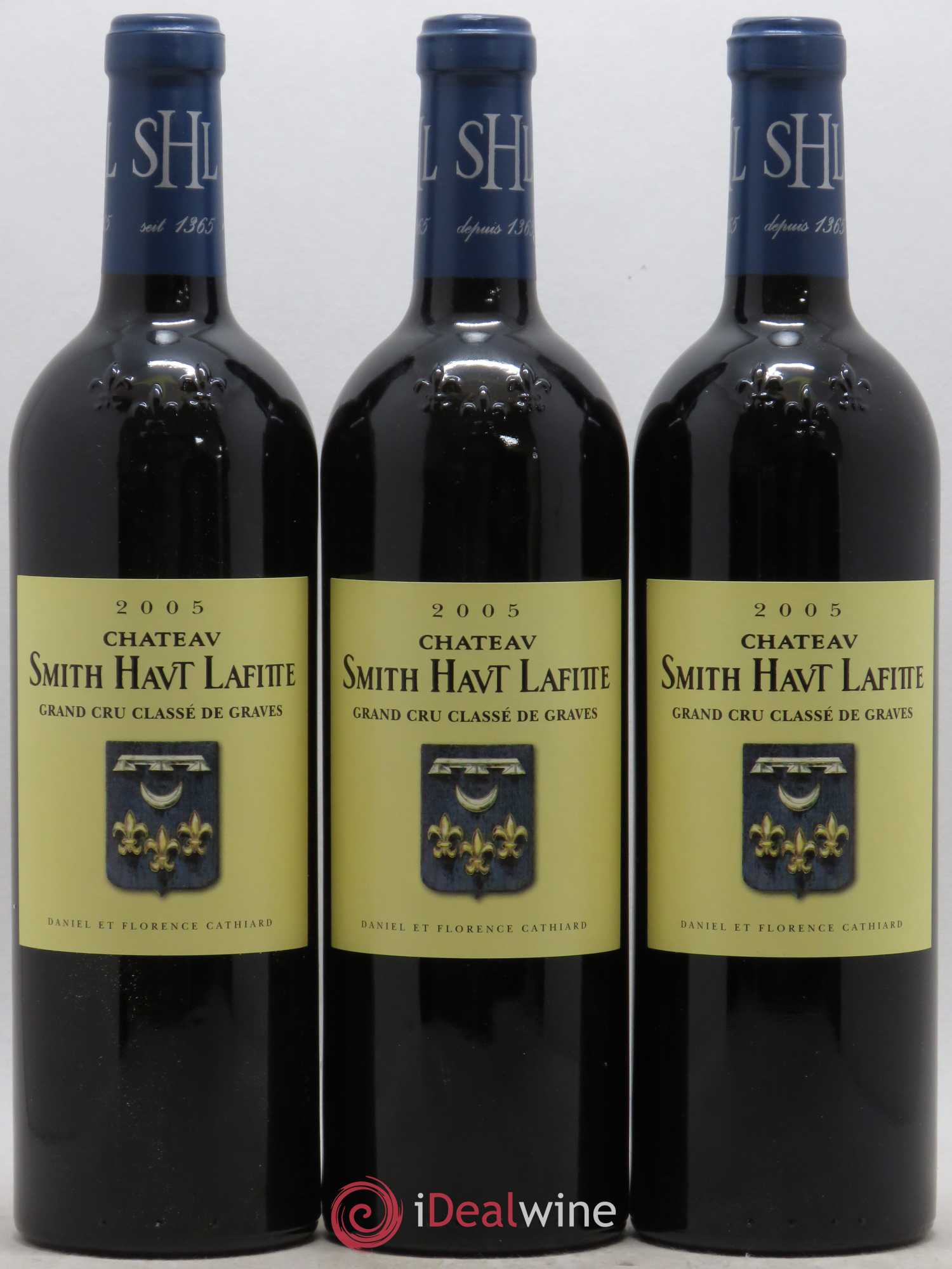 Château Smith Haut Lafitte Cru Classé de Graves 2005 - Lot de 3 bouteilles - 0