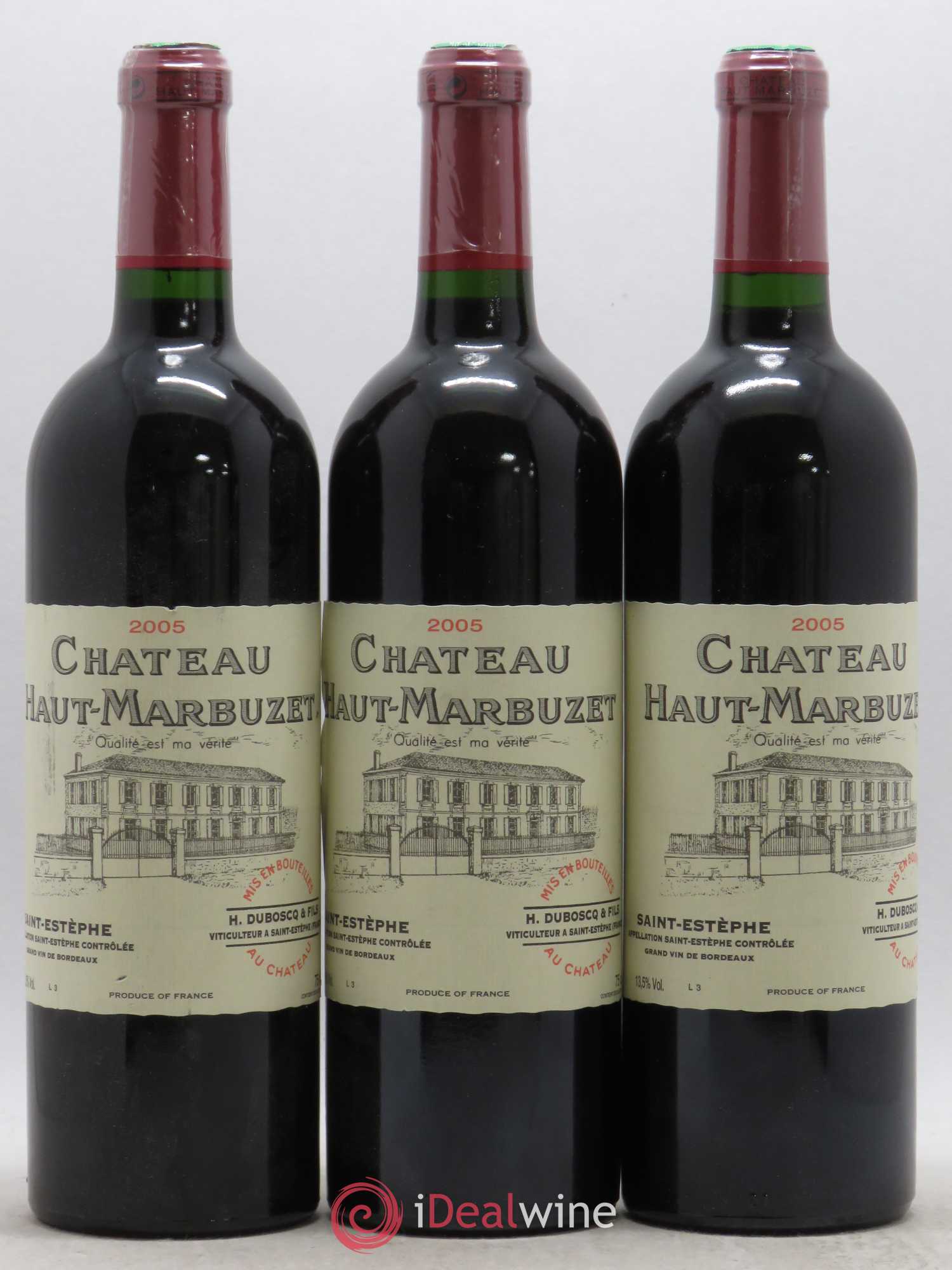 Château Haut Marbuzet 2005 - Lot de 6 bouteilles - 2