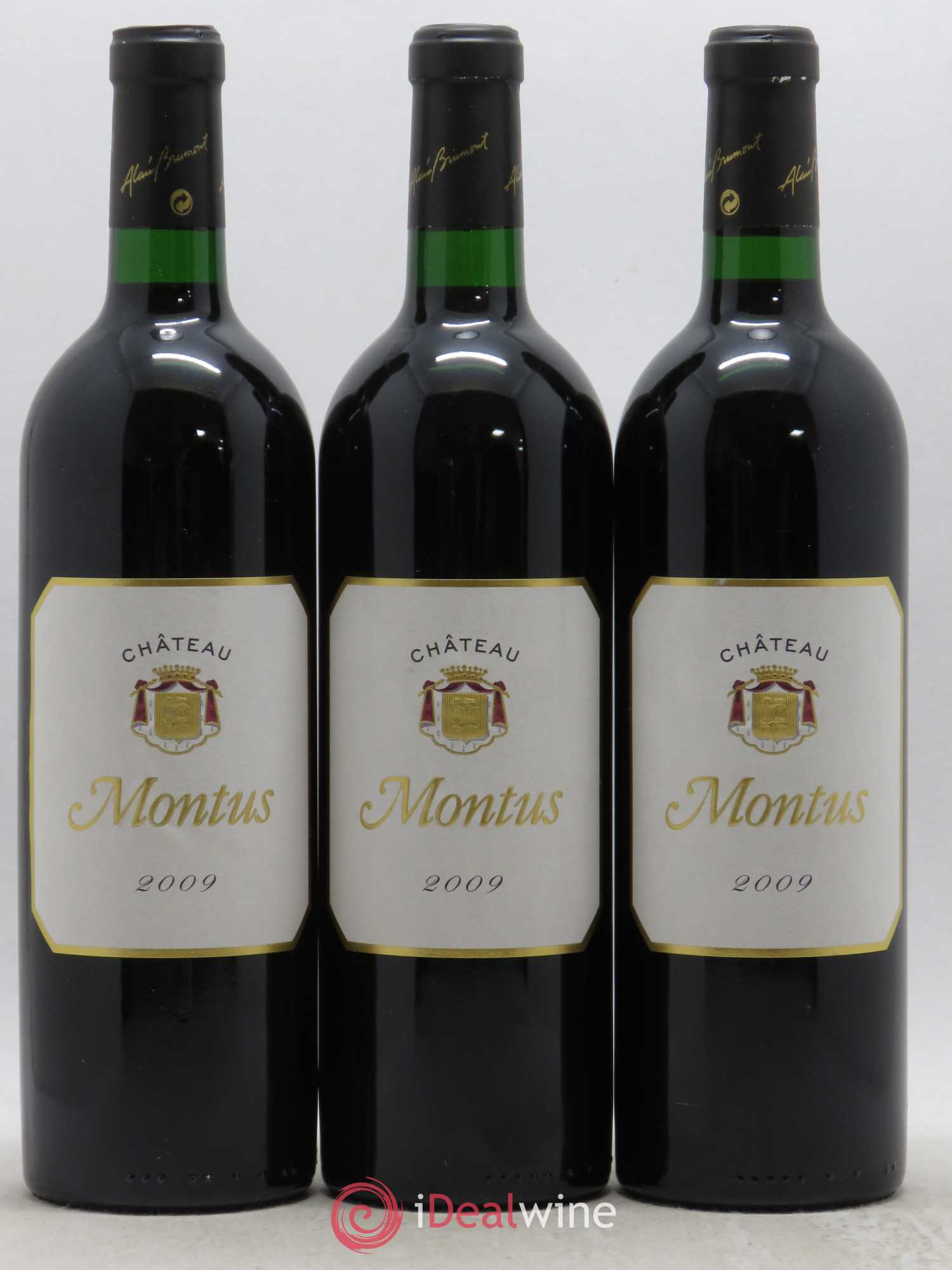 Madiran Château Montus Alain Brumont 2009 - Lot de 3 bouteilles - 0