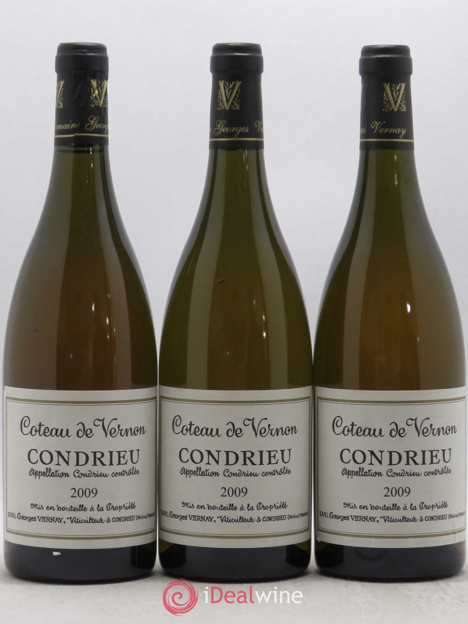 Condrieu Coteau de Vernon Georges Vernay 2009 - Lot de 3 bouteilles - 0