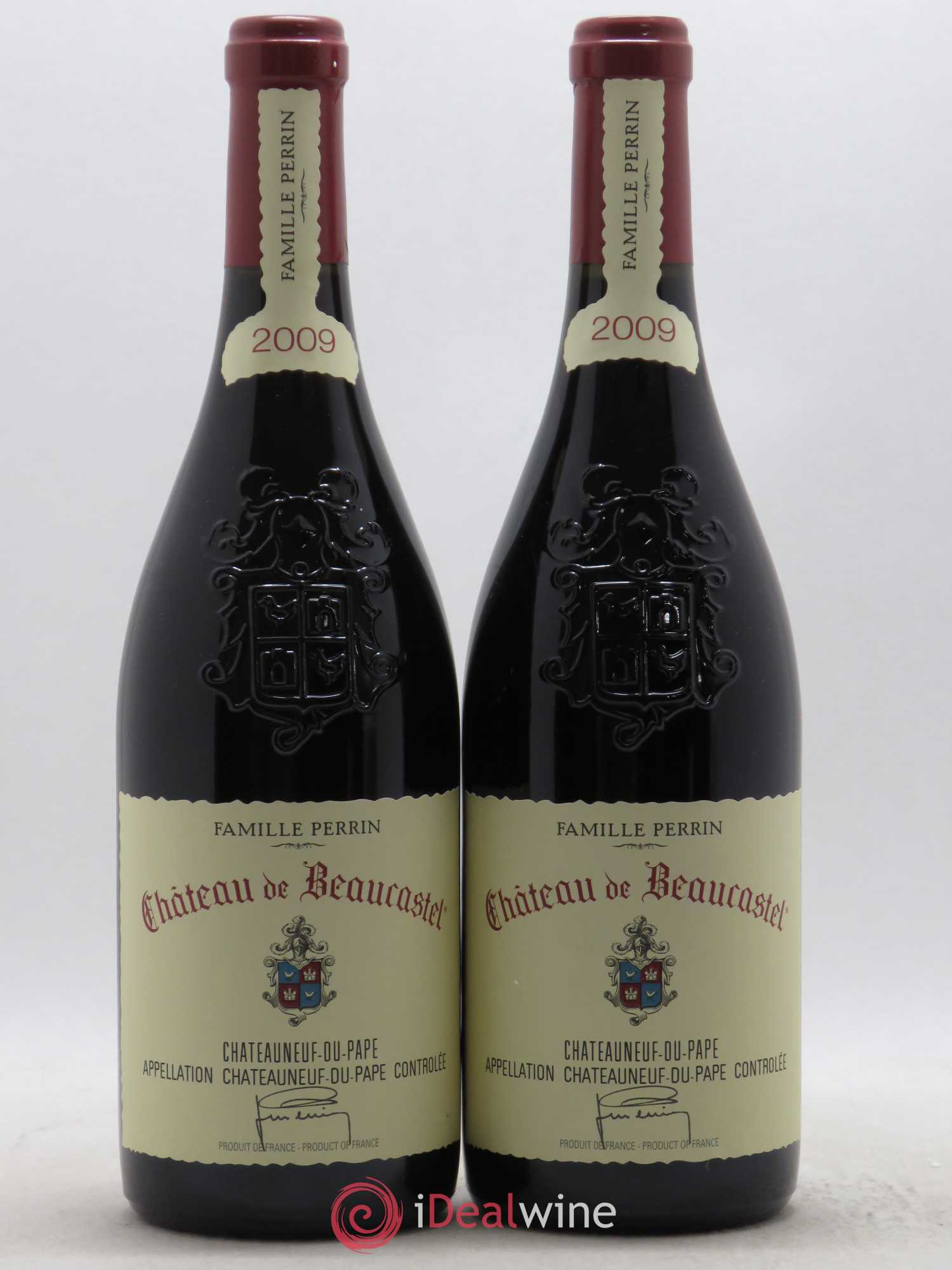 Châteauneuf-du-Pape Château de Beaucastel Famille Perrin 2009 - Lot de 2 bouteilles - 0